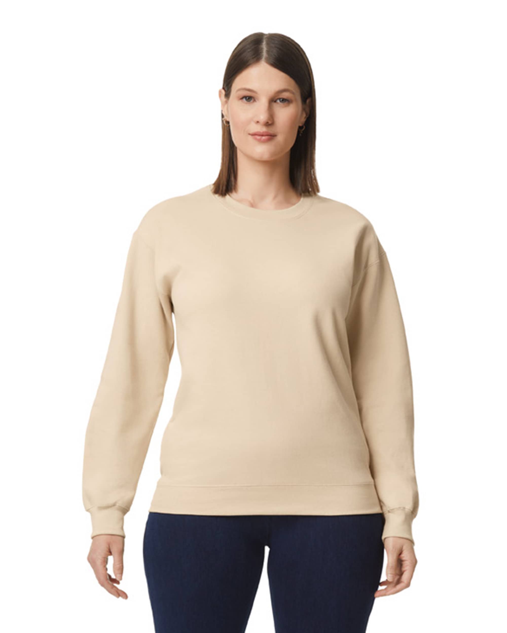 Softstyle® Midweight Fleece Adult Crewneck Sweatshirt