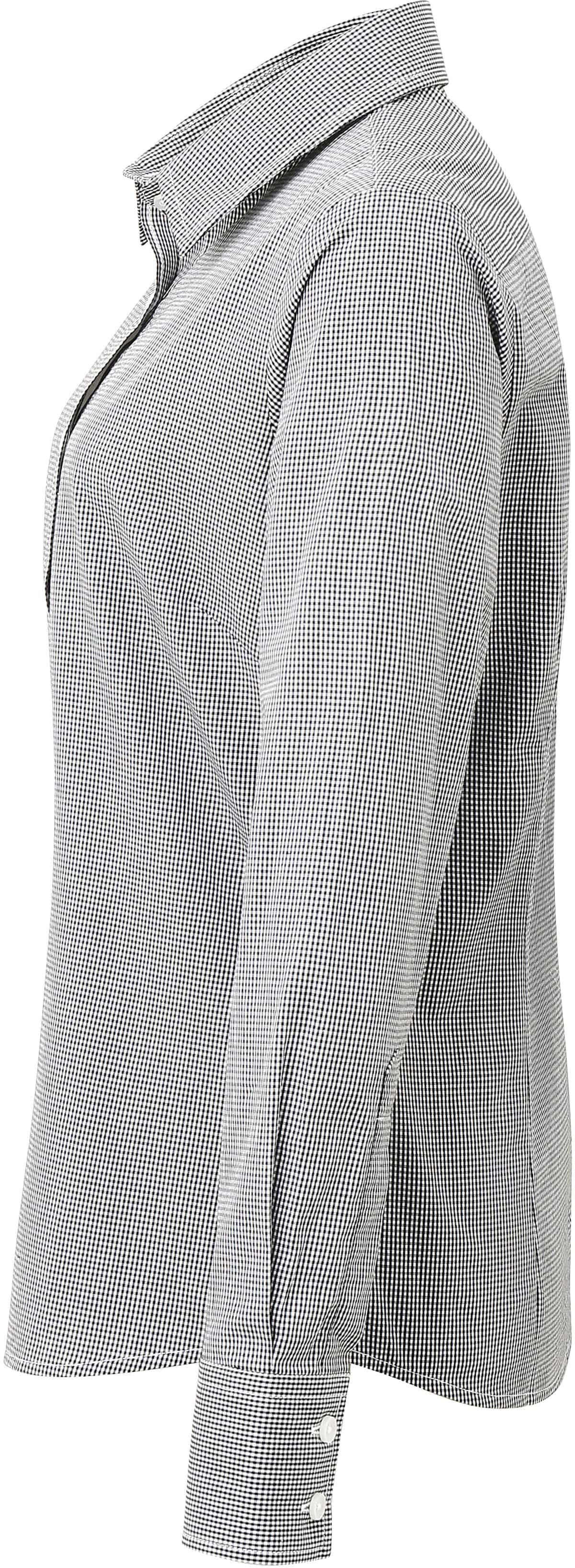 Women´s Microcheck (Gingham) Long Sleeve Cotton Shirt