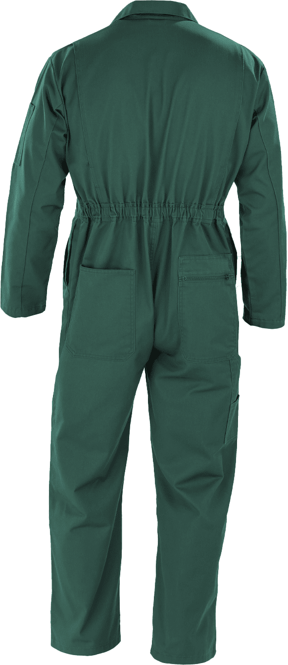 Recycled Action Overall With Zip Front