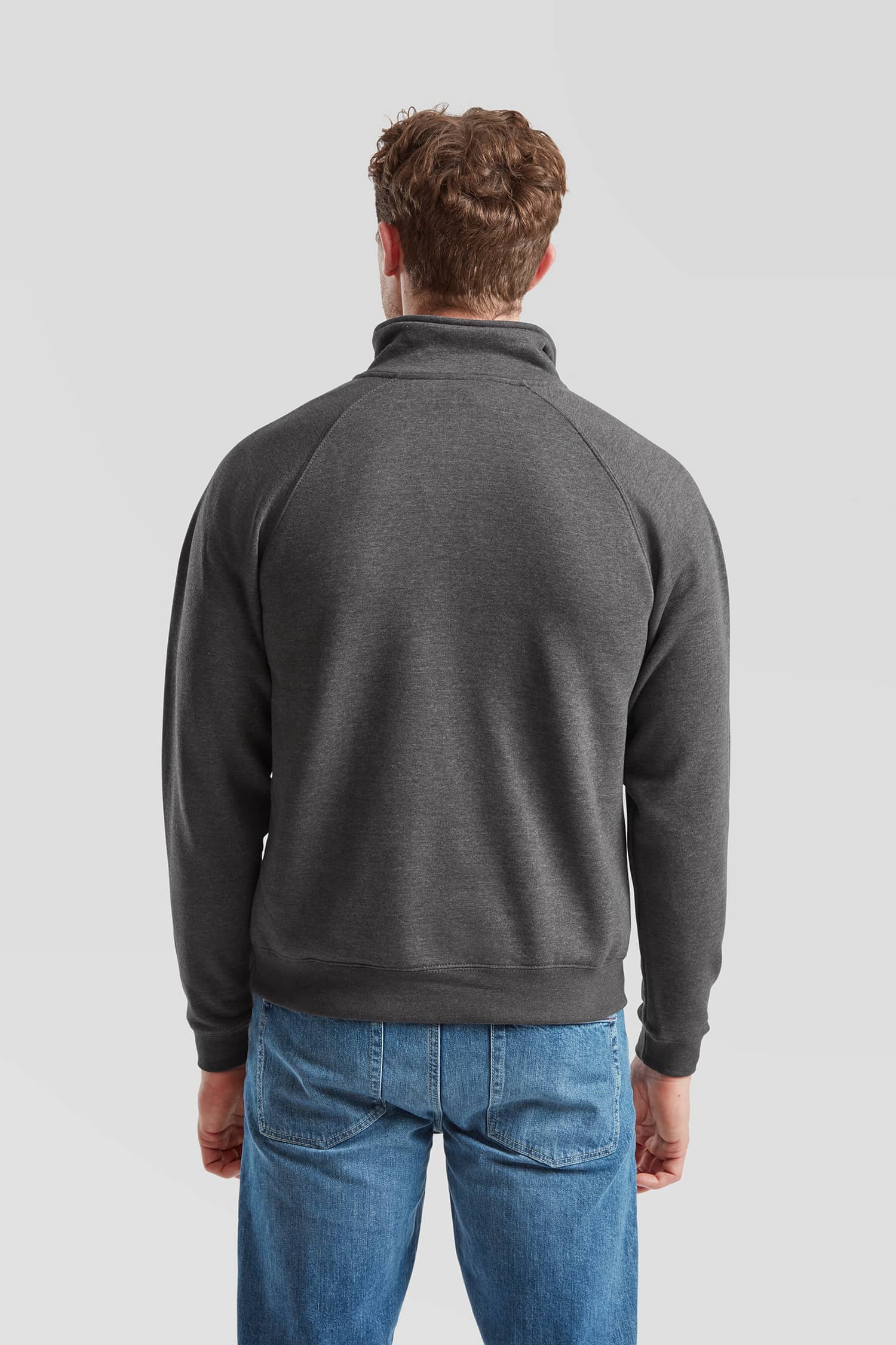 Premium Zip Neck Raglan Sweat