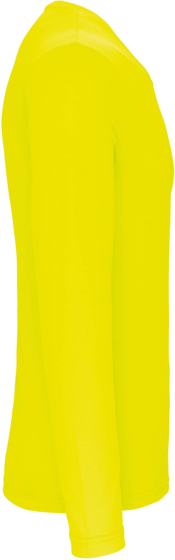 Herren Basic Sport Funktionsshirt Langarm - Fluorescent
