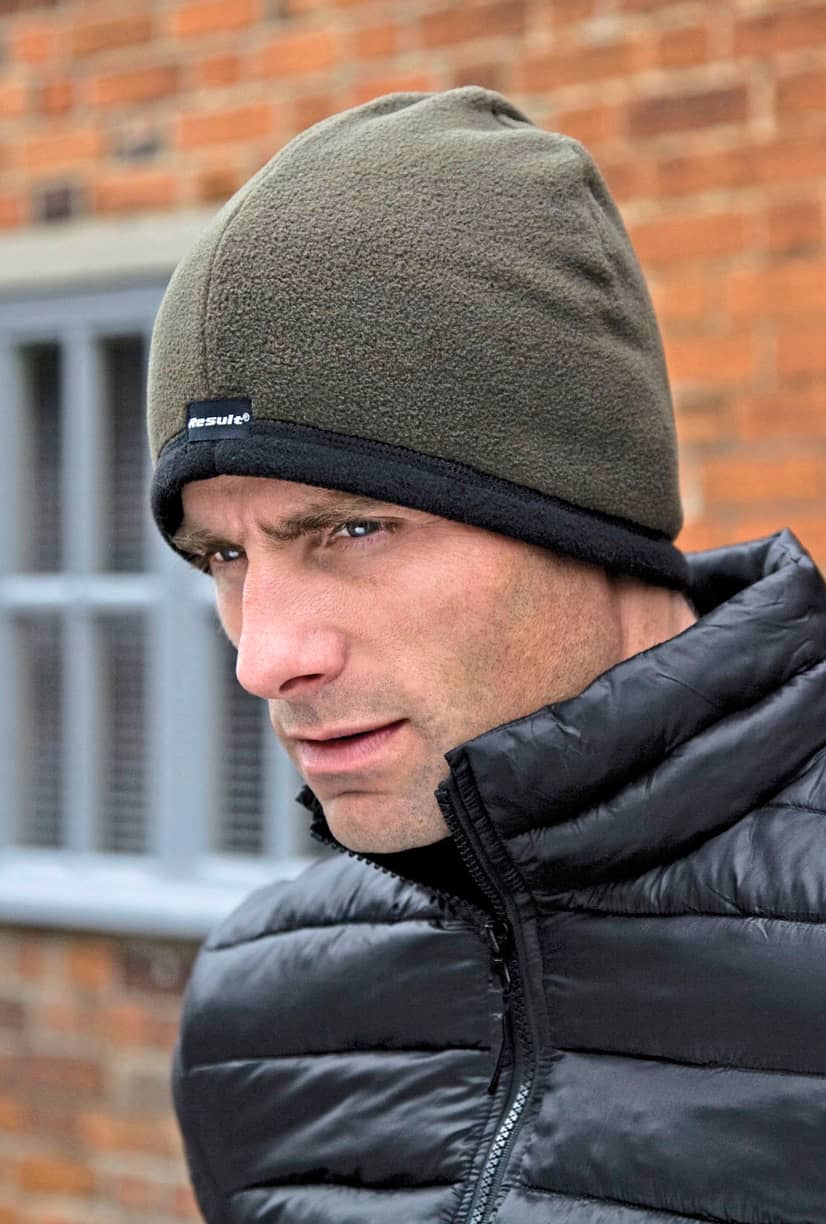 Reversible Microfleece Bob Hat