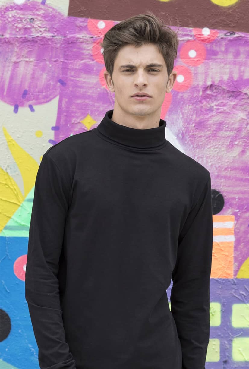 Men´s Feel Good Stretch Roll Neck Top