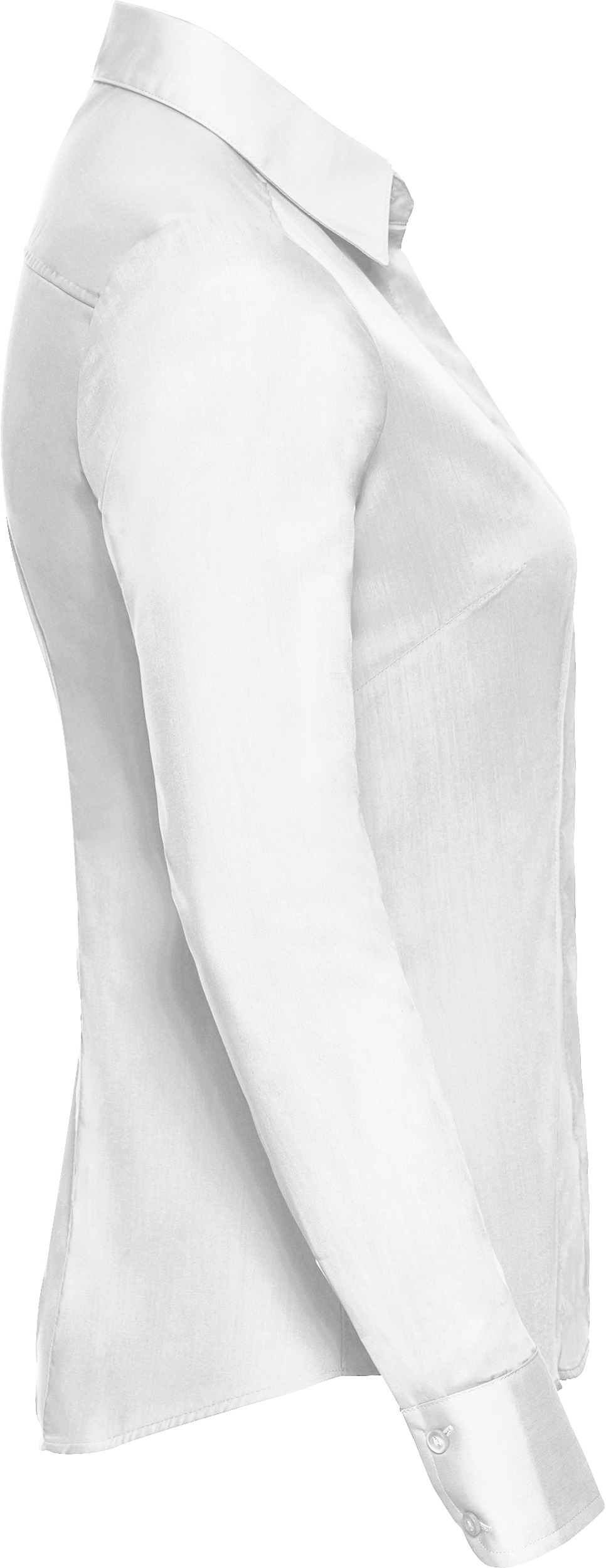 Ladies' Long Sleeve Fitted Polycotton Poplin Shirt