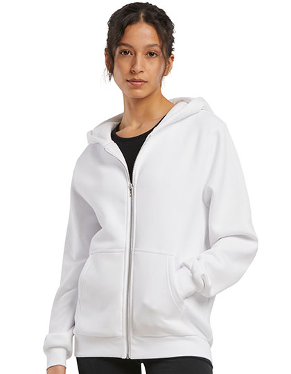 Ladies Fluffy Zip Hoody