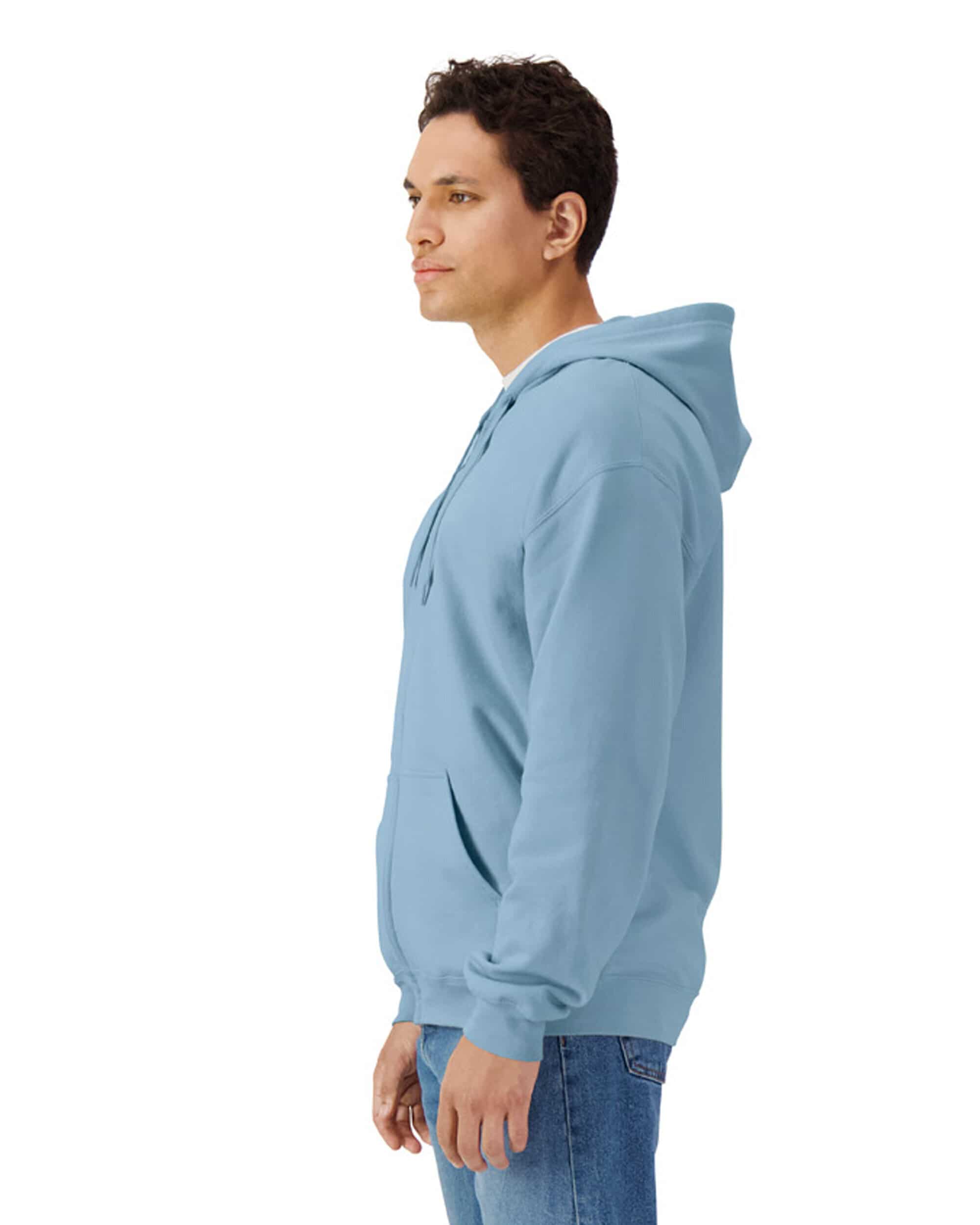 Softstyle® Midweight Fleece Adult Full Zip Hooded Sweatshirt