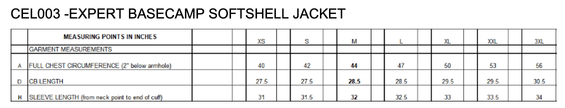 Expert Basecamp Softshell Jacket