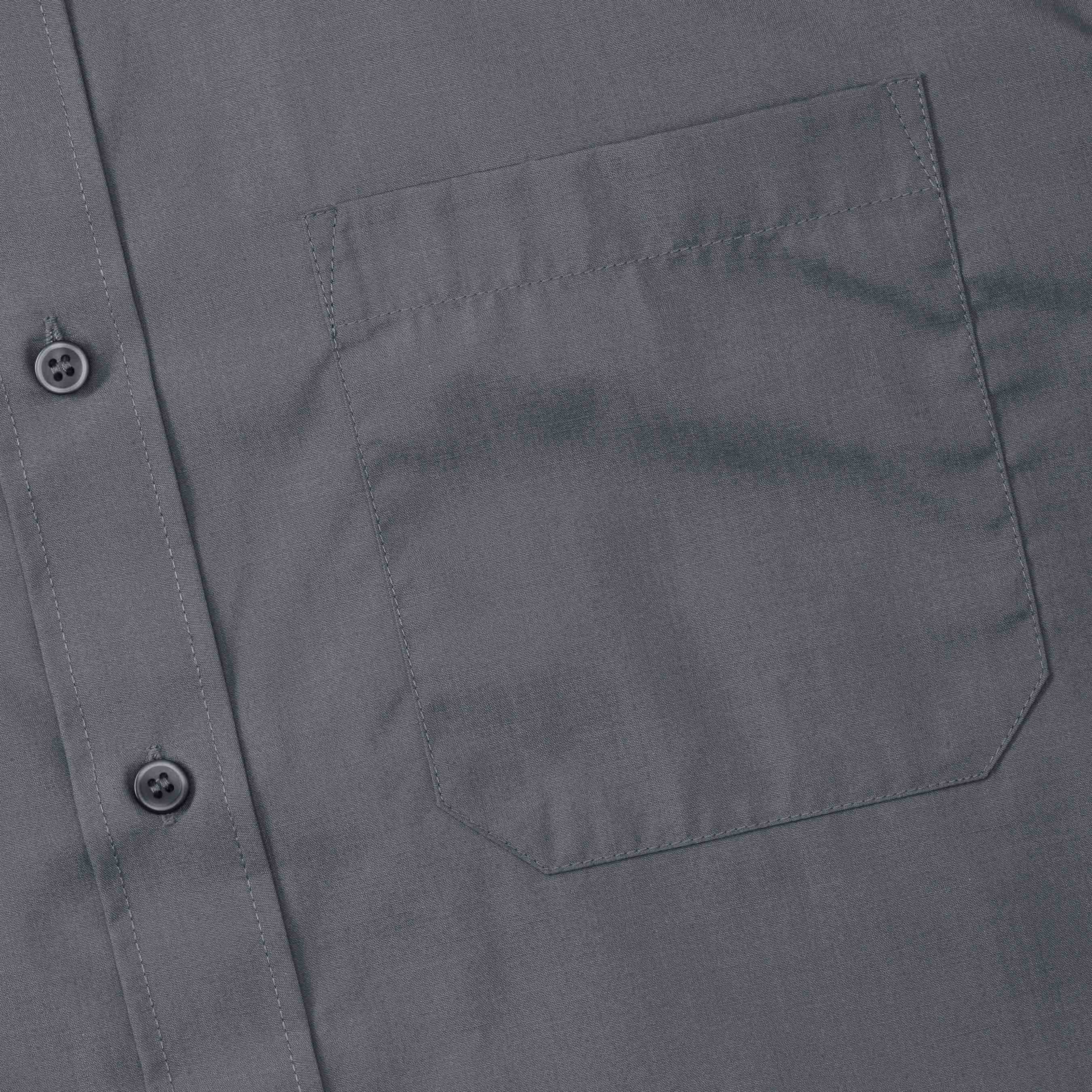 Men's Long Sleeve Classic Polycotton Poplin Shirt