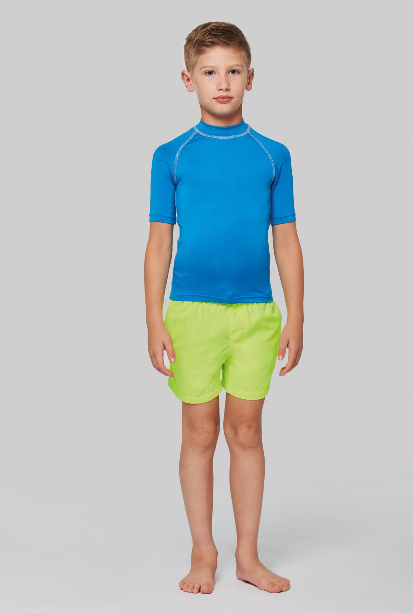 Kinder-Funktionsshirt Kurzarm und UV-Schutz