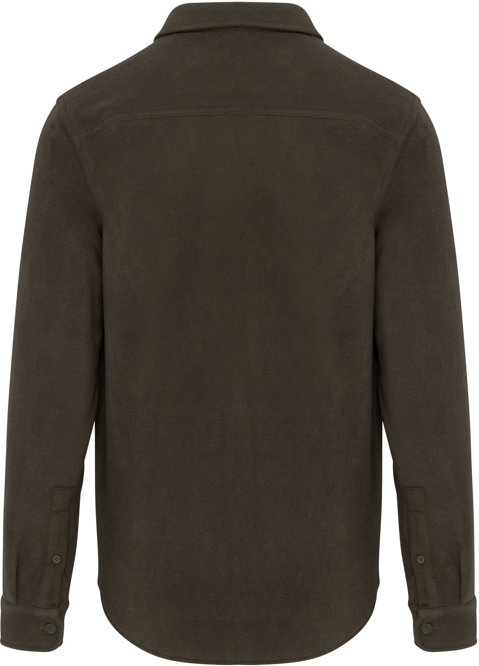 Fleece-Hemdjacke mit Sherpa-Futter