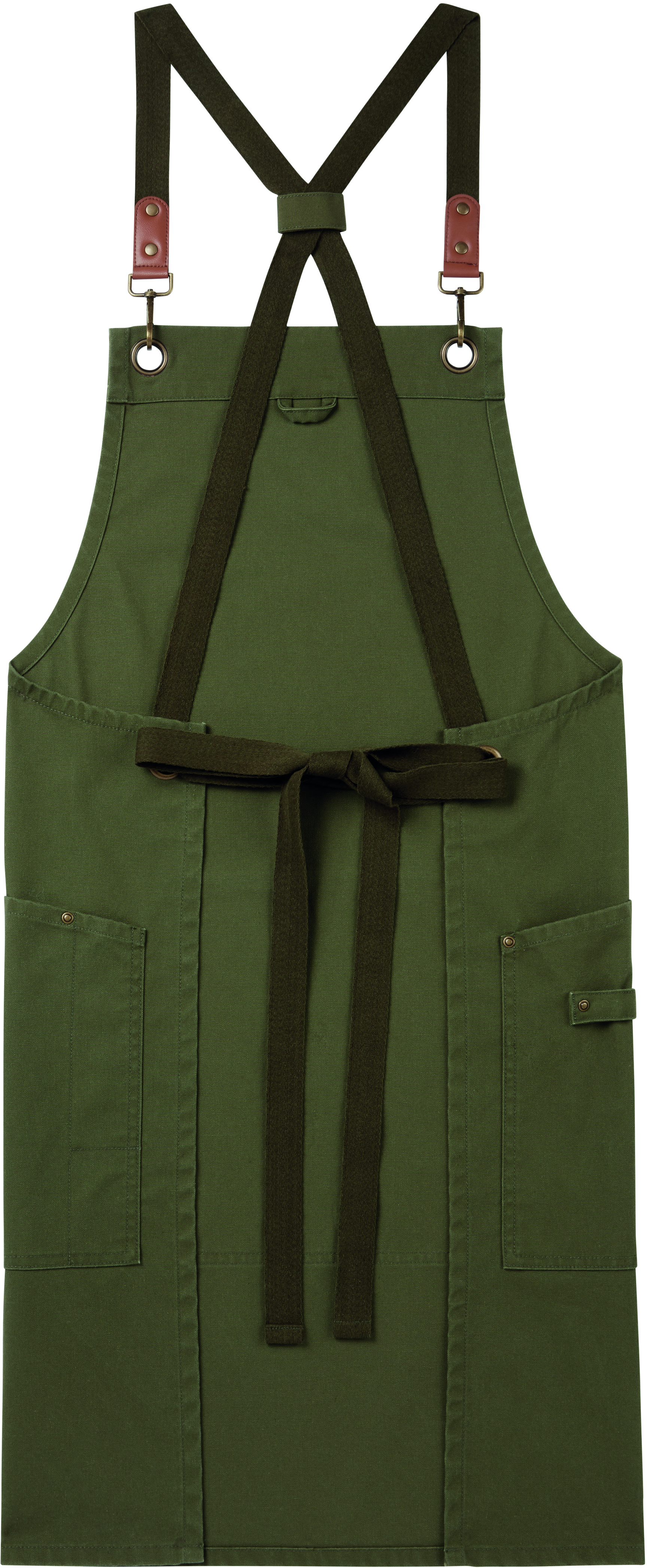 Clip ‘n’ Clasp Cross-Back Bib Apron