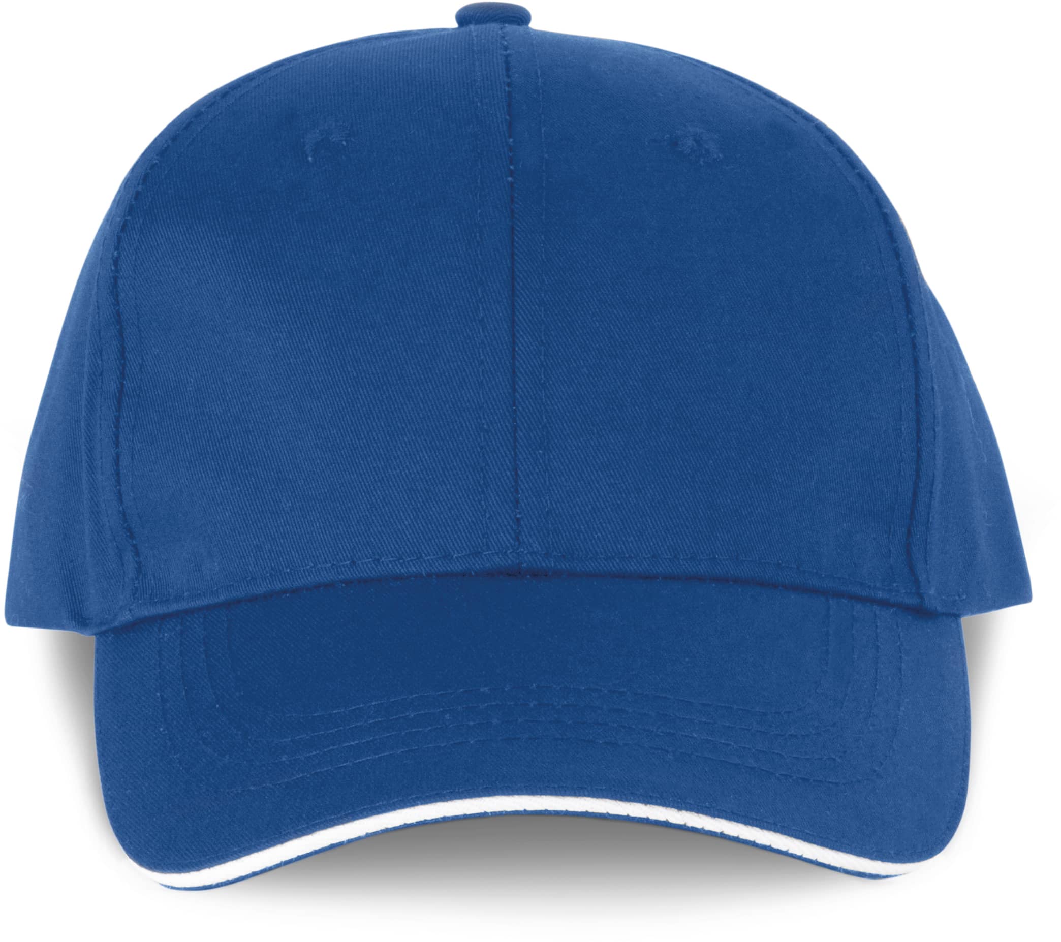 6-Panel-Cap mit Kontrast-Sandwichschirm OEKO-TEX® STANDARD 100
