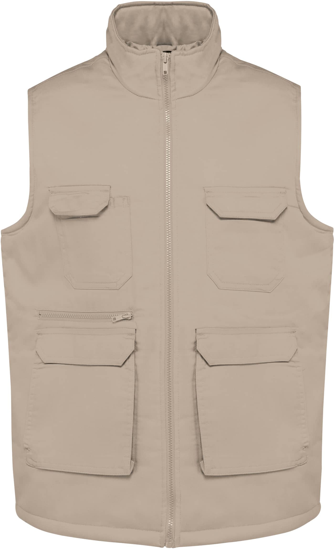 Gefütterte Unisex-Weste aus  Baumwollpolyester 607