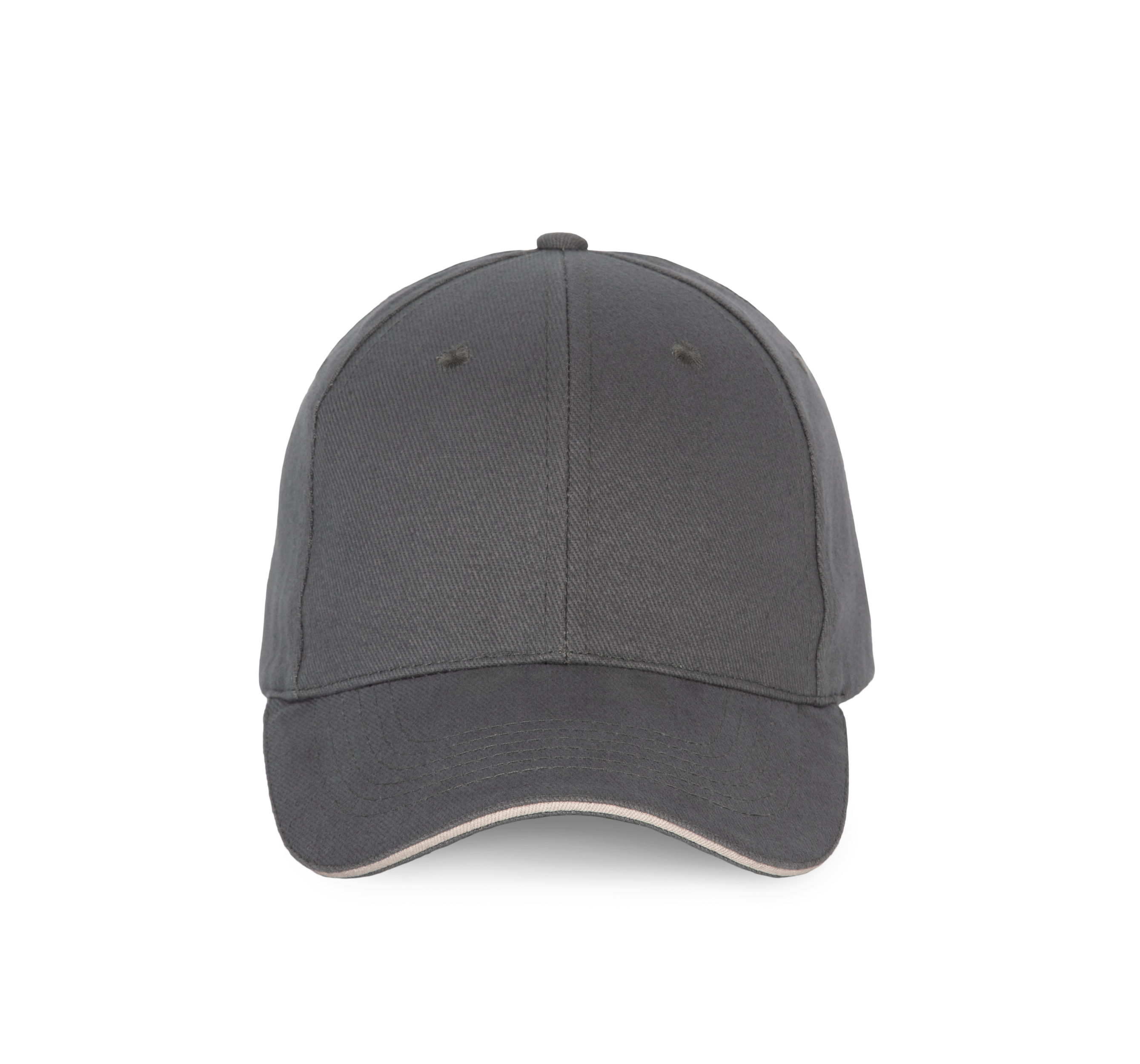 6-Panel-Kappe mit Kontrast-Sandwichschirm