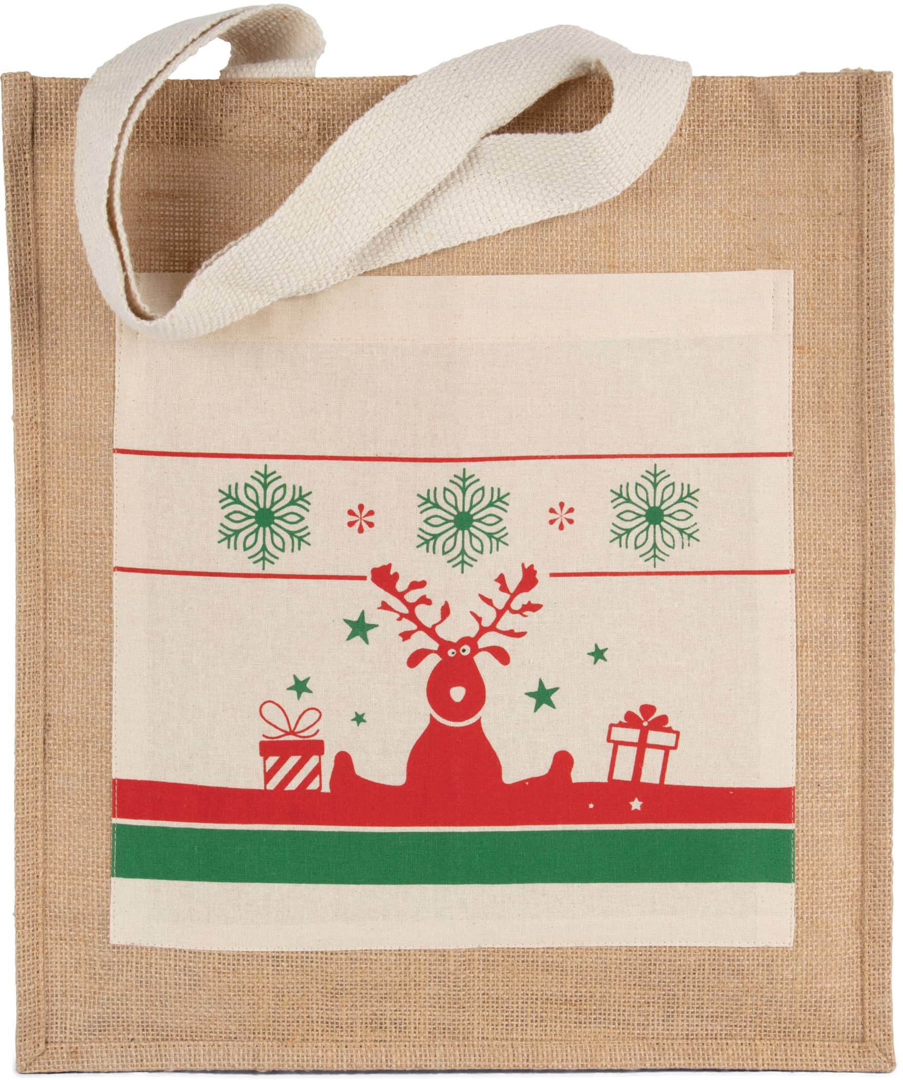 Einkaufstasche mit Weihnachtsmotiven KI0732