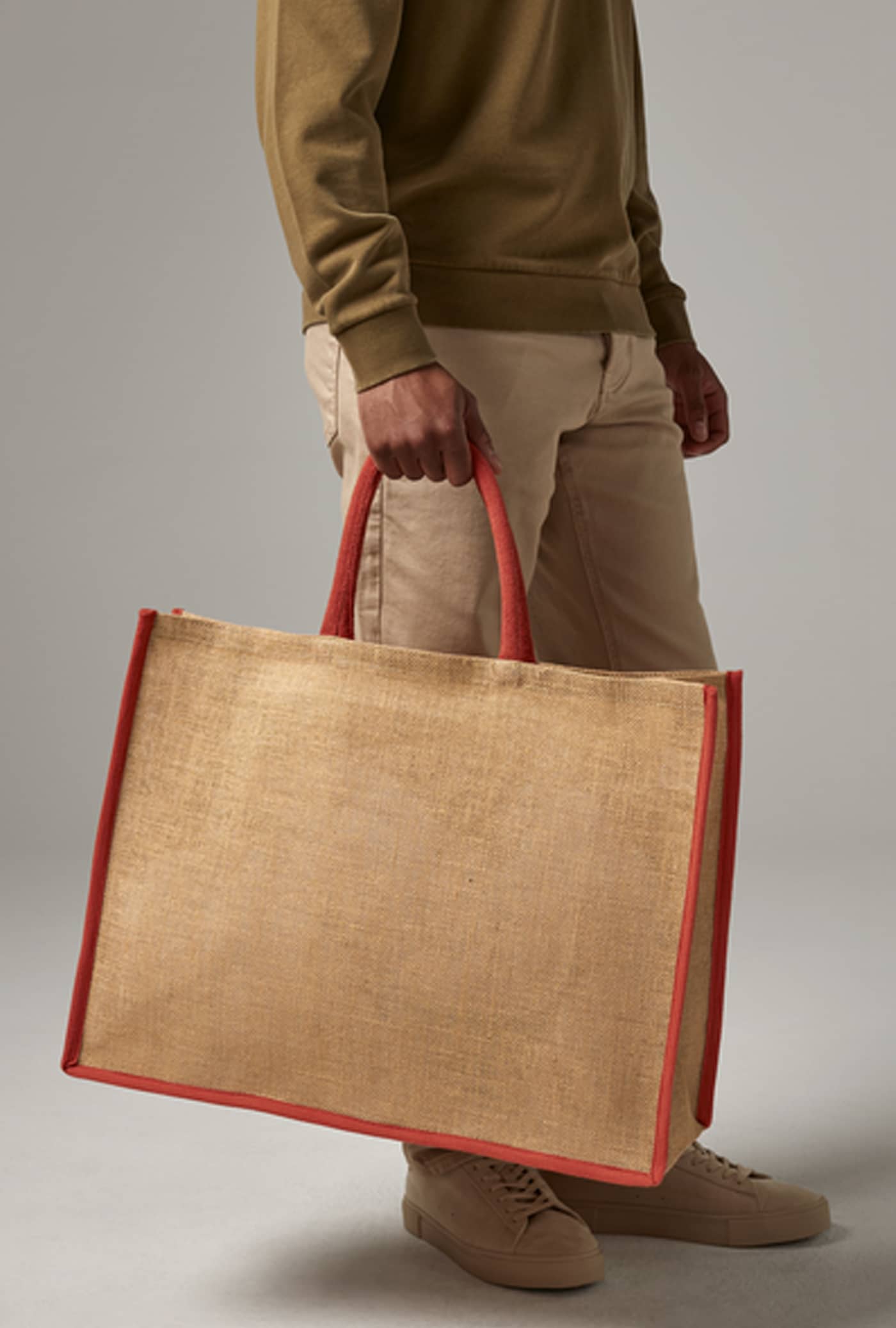 Natural Starched Jute Market Shopper
