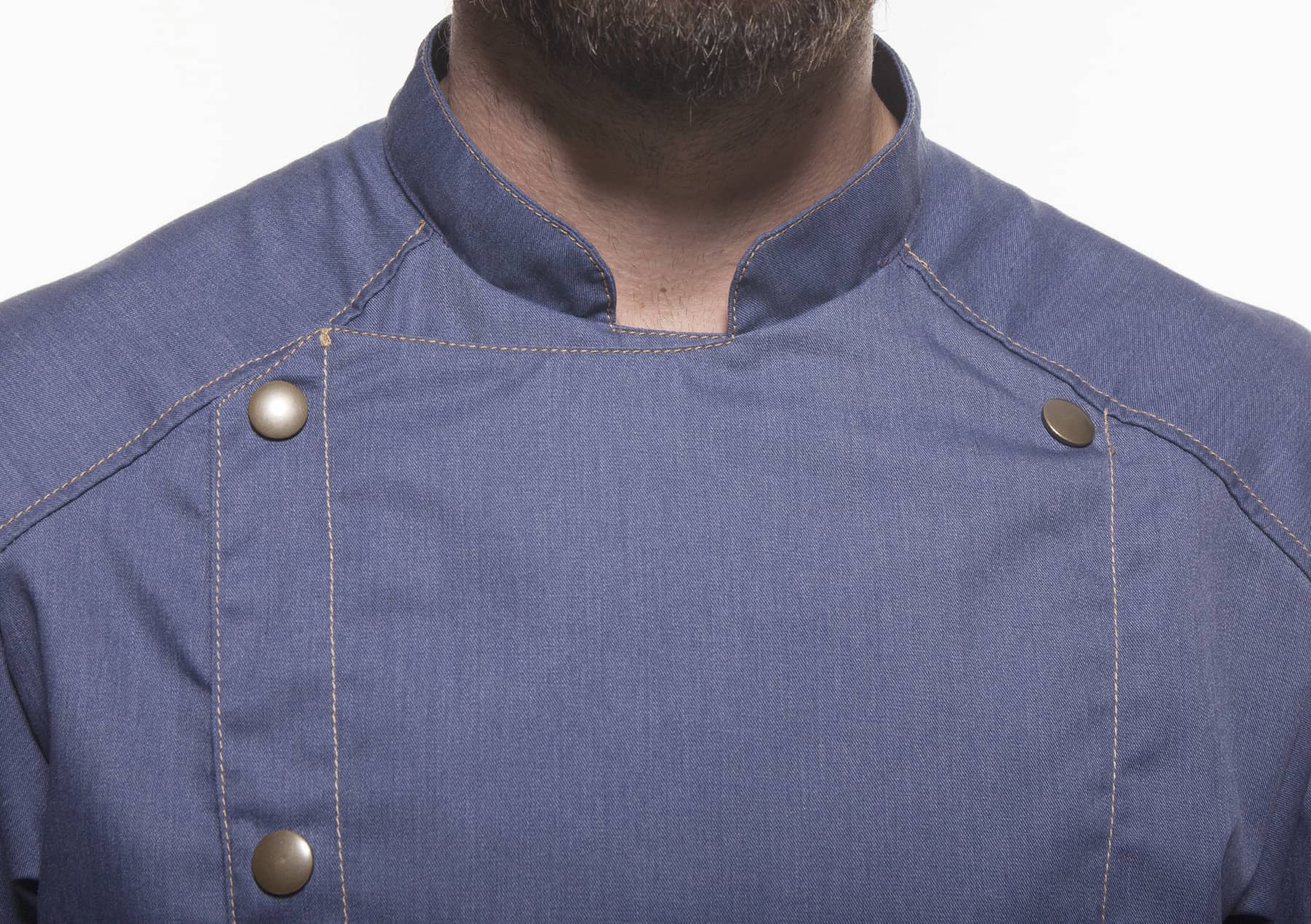 Kochjacke Jeans-Style