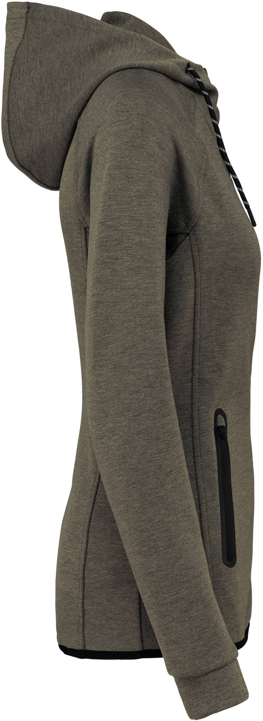 Damen-Funktions- performance Hoodie