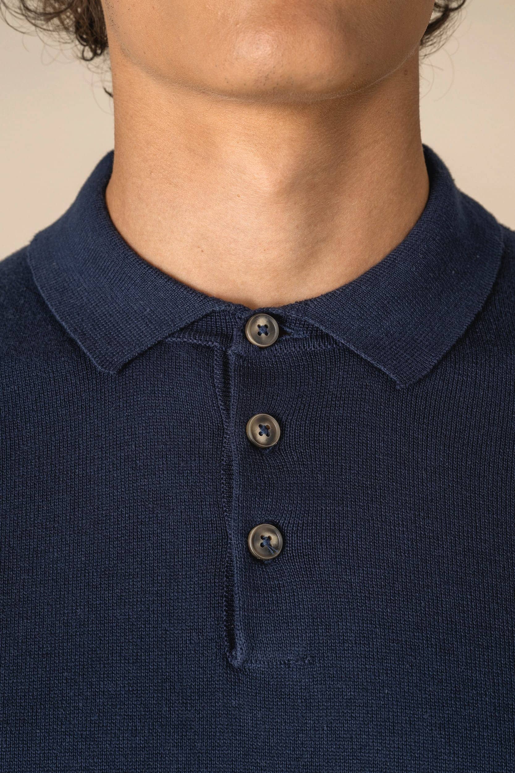 Umweltfreundliches Herren-Polohemd aus Strick