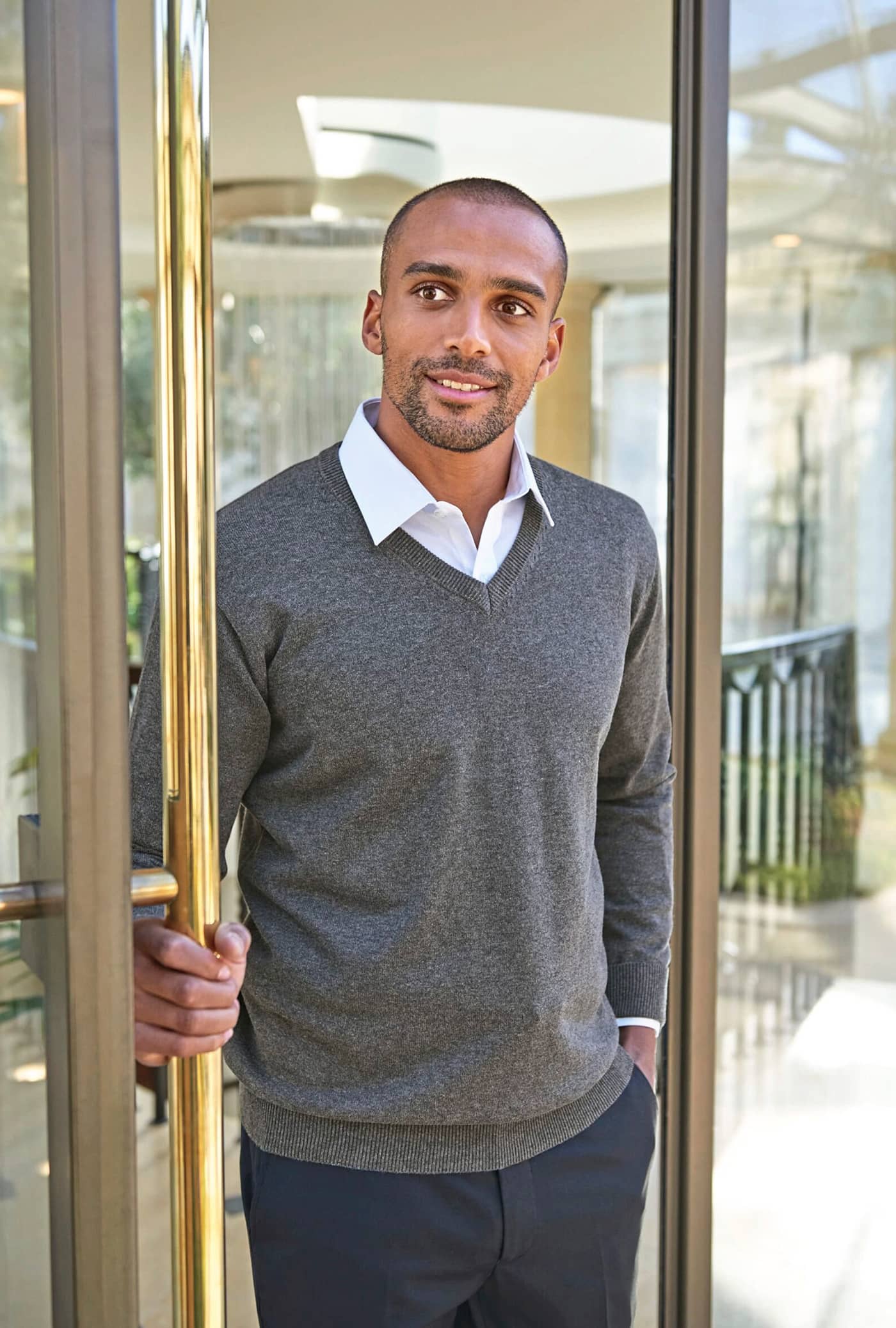 Men´s V-Neck Jumper Boston