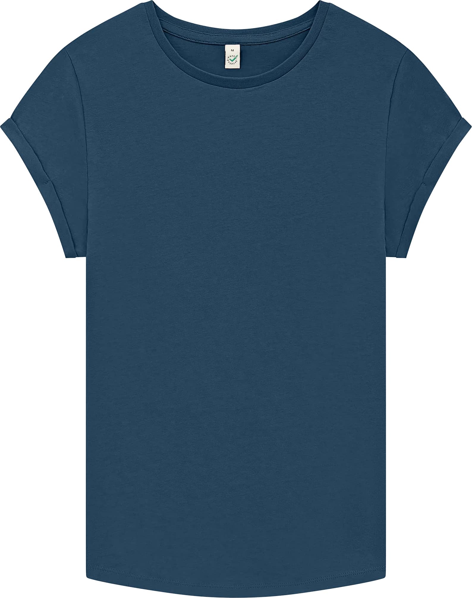 Women`s Rolled Up Sleeve Organic