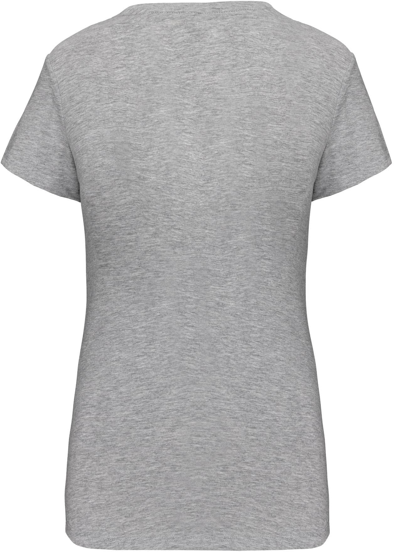 Kurzarm-Damen-T-Shirt mit Rundhalsausschnitt