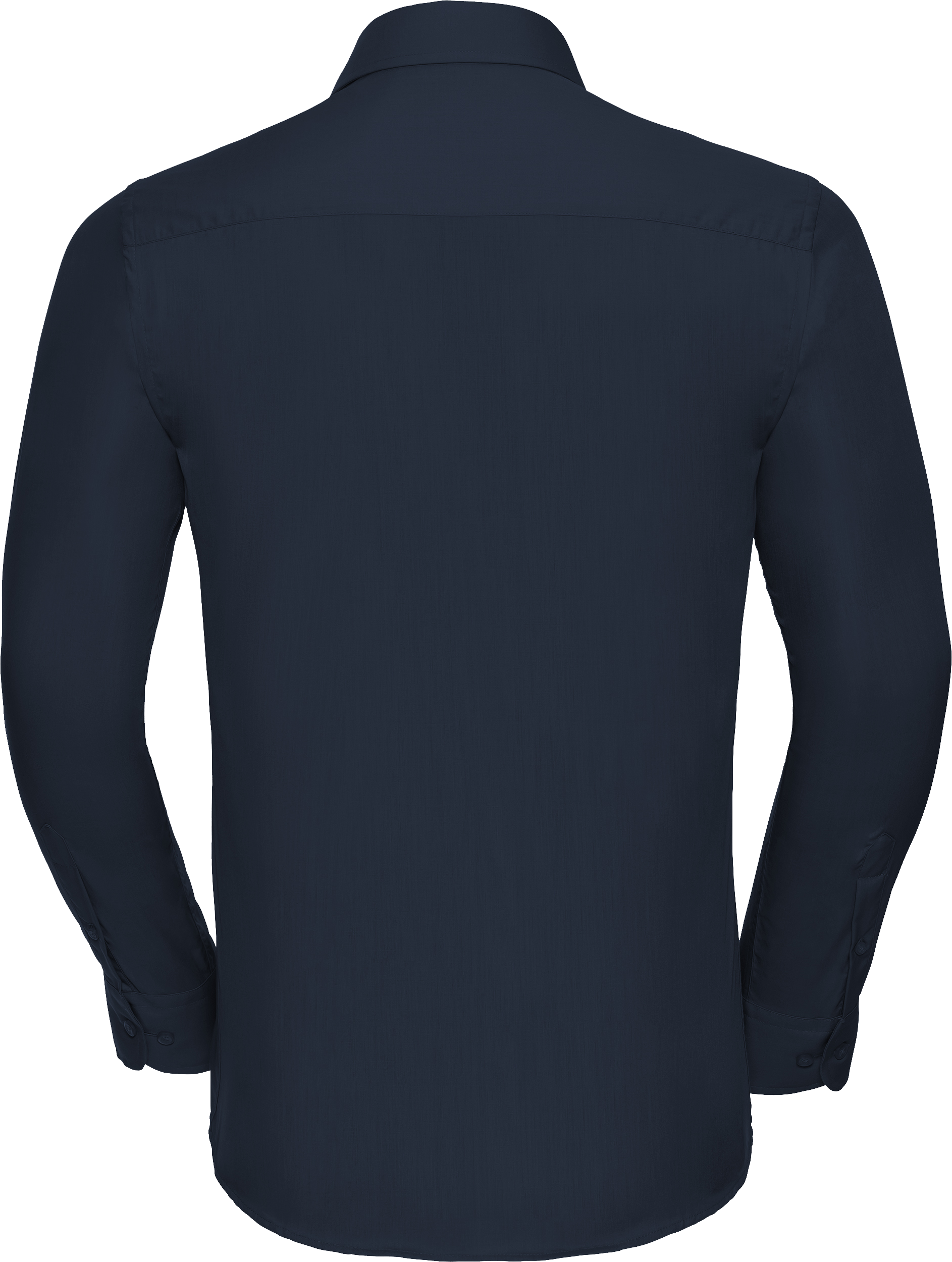 Men's Long Sleeve Tailored Polycotton Poplin Shirt