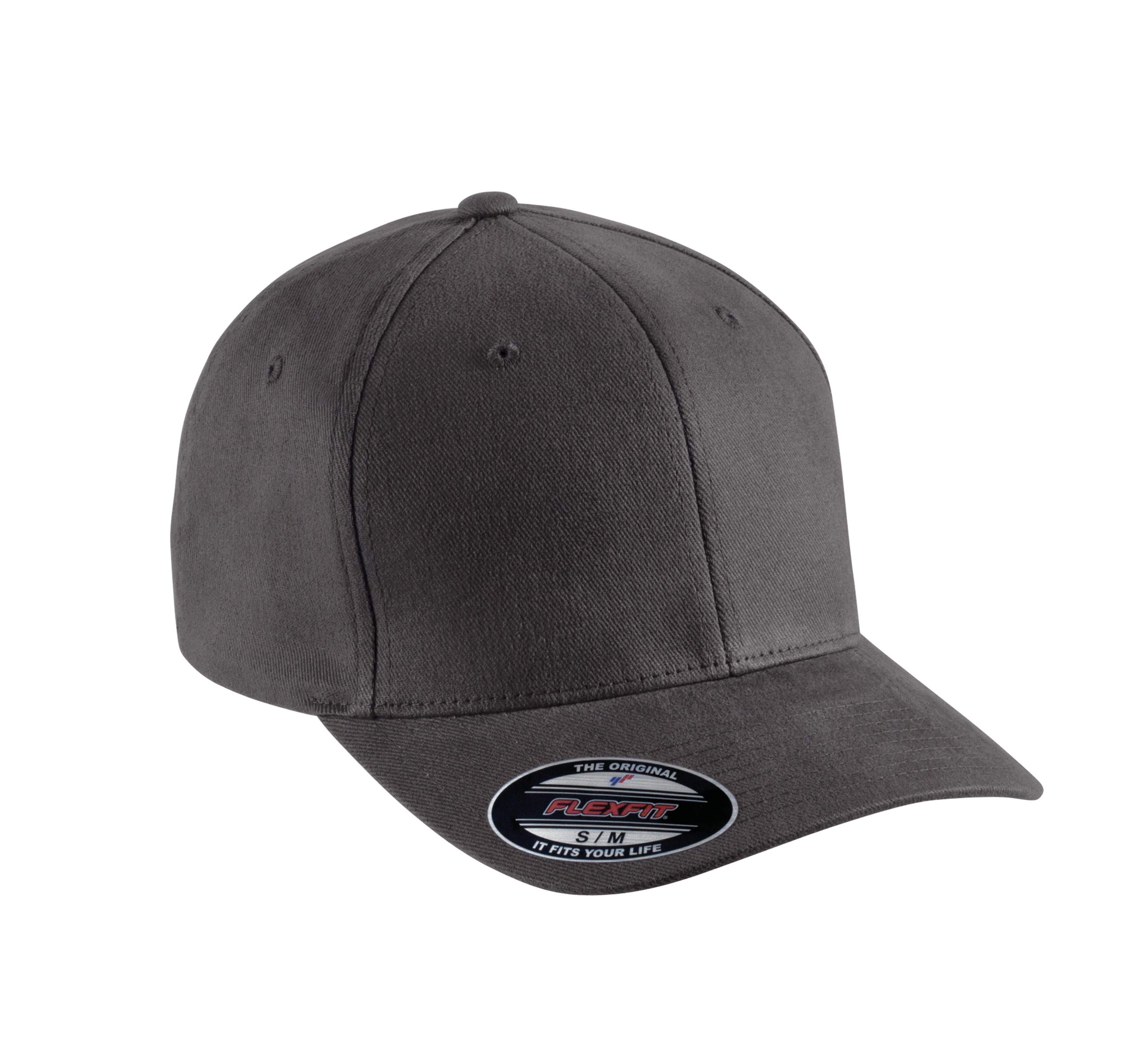 6-Panel Flexfit  Schirmmütze - Gebürstete Baumwolle