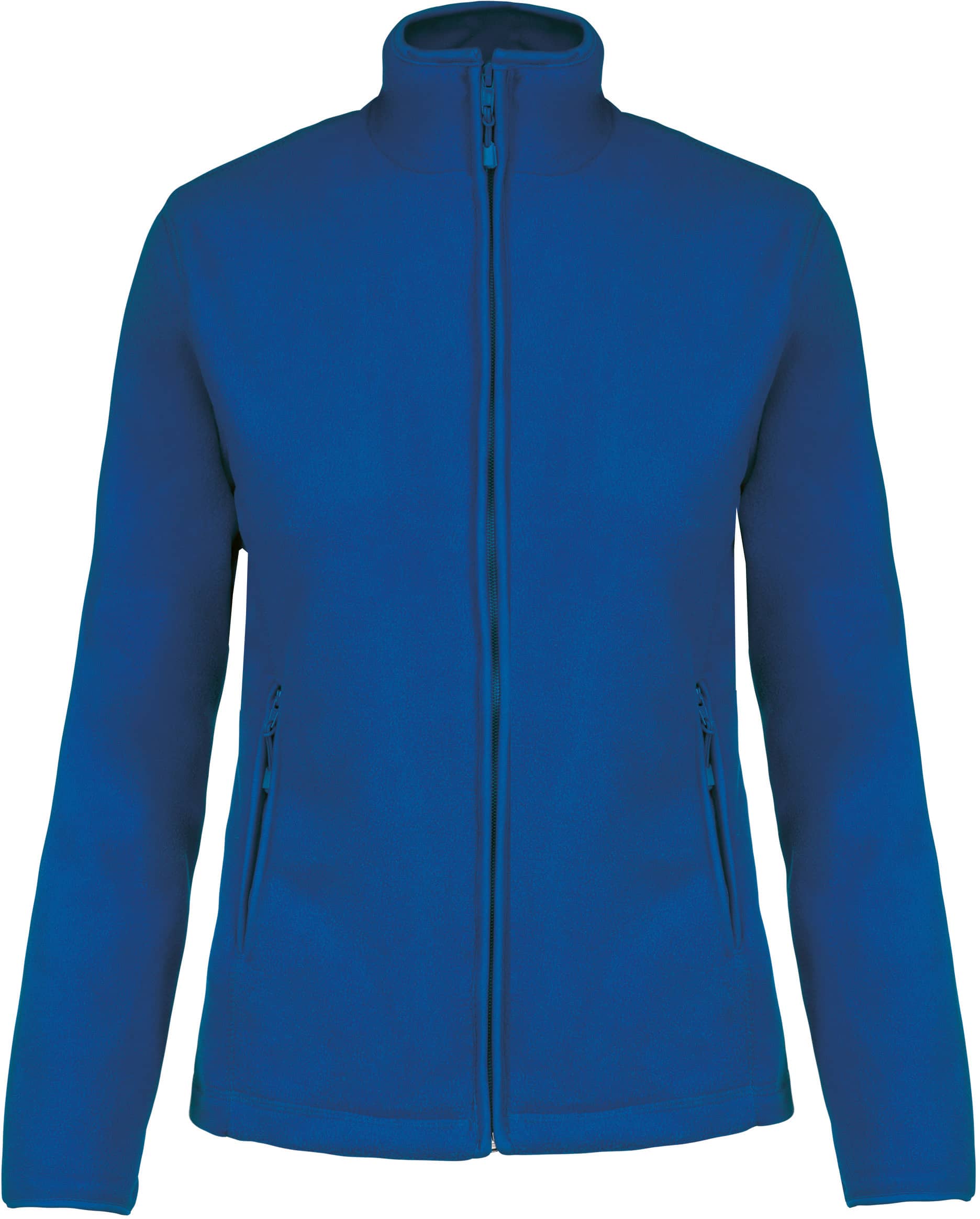 Mikrofleece-Jacke mit Reißverschluss für Damen