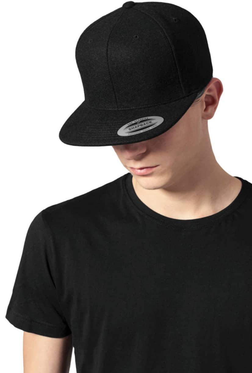 Melton Wool Snapback Cap