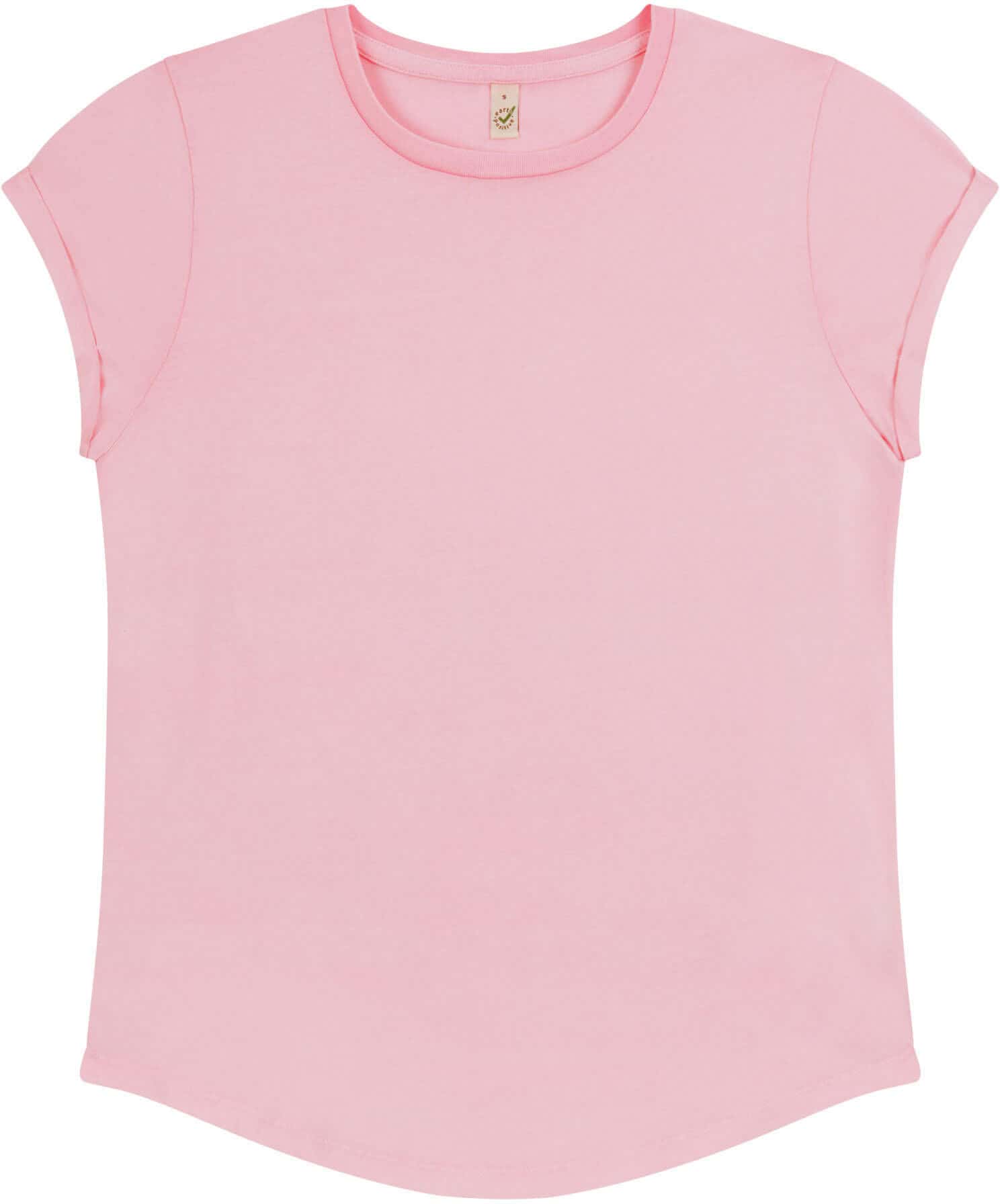 Women`s Rolled Up Sleeve Organic
