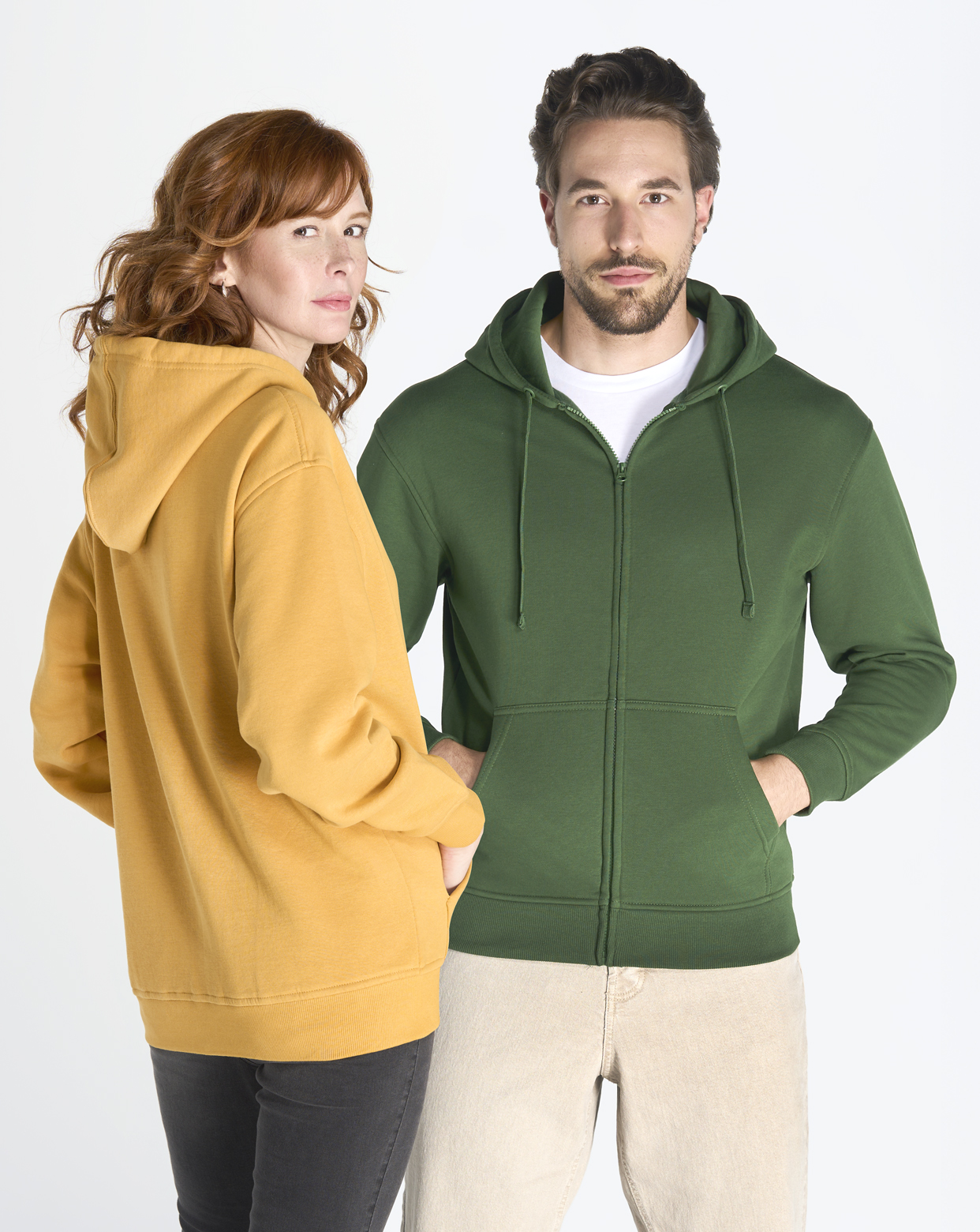 Zipped Hooded Sweater