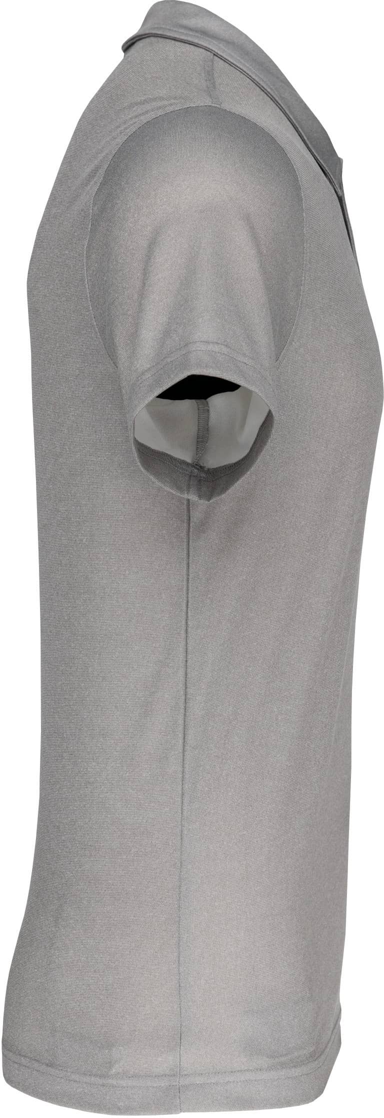 Herren Sport Funktions-Poloshirt - Grey Melange