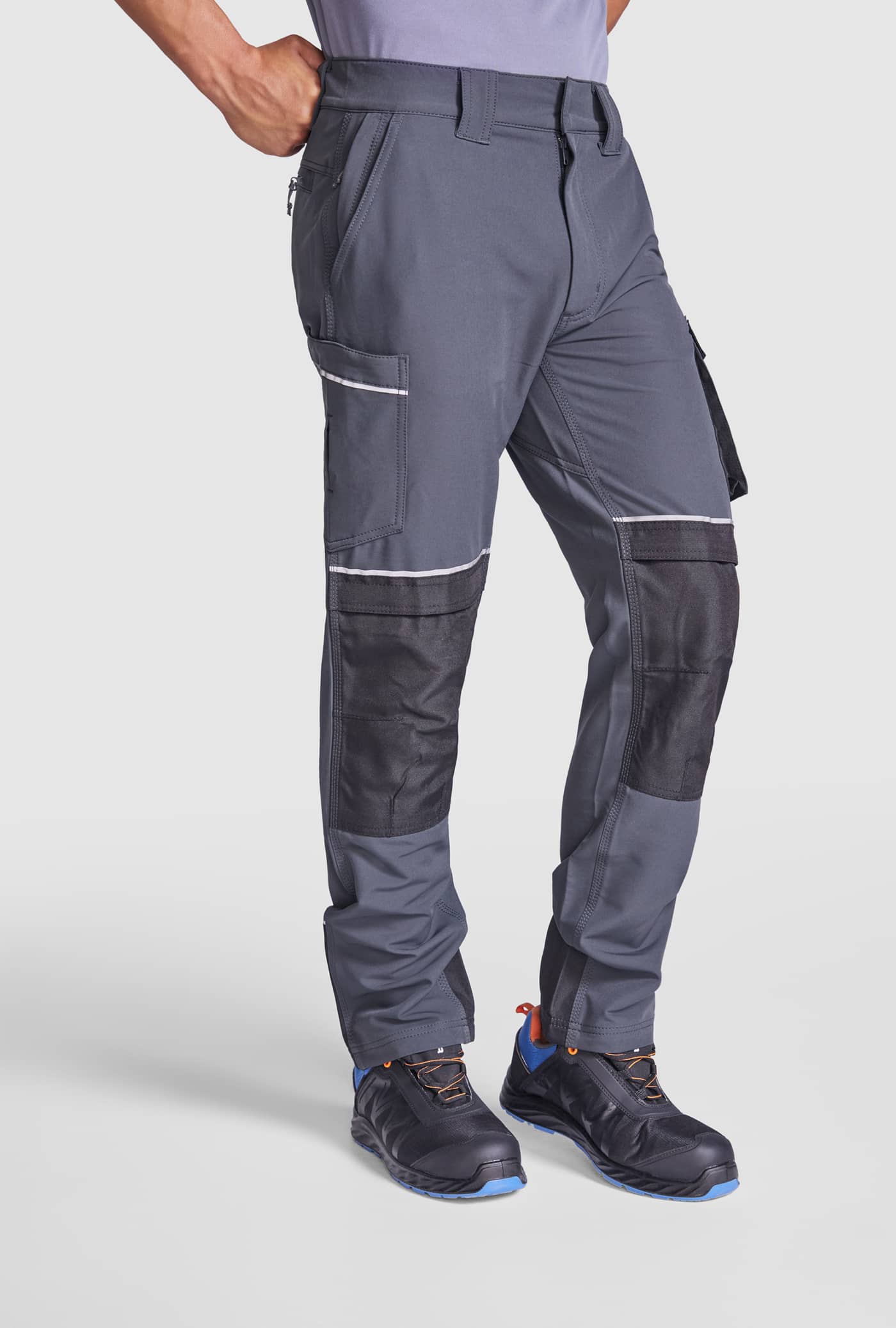 Multi-pocket Stretch Work Trousers Wall