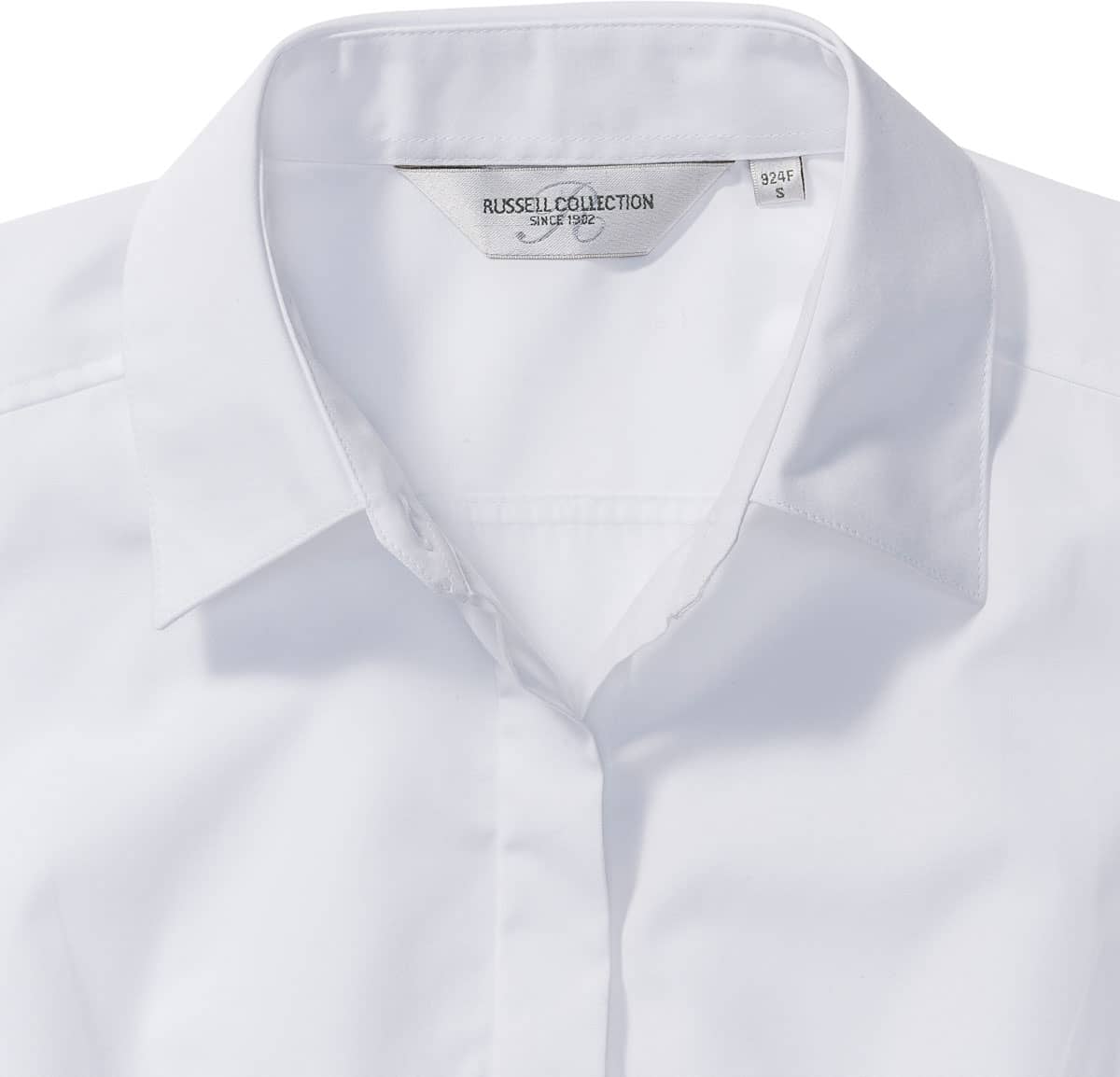 Ladies' Long Sleeve Fitted Polycotton Poplin Shirt