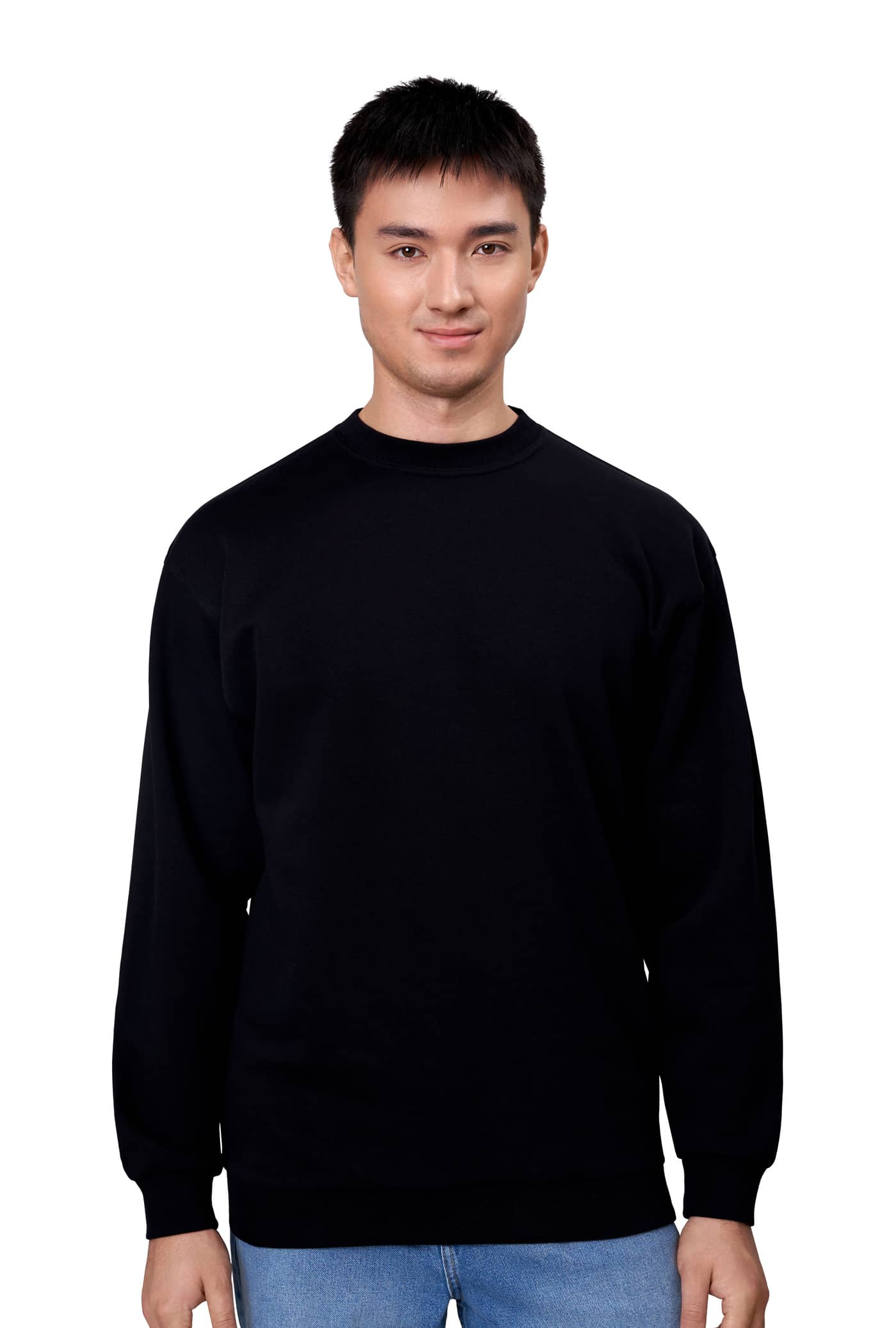 Klassisches Baumwoll Sweatshirt