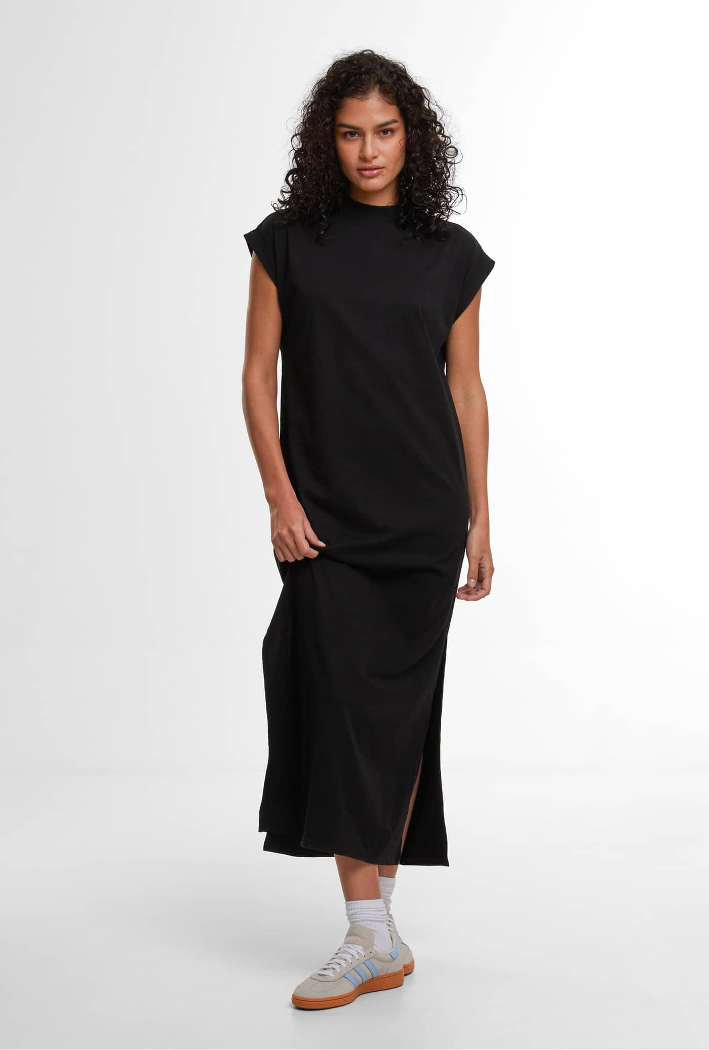 Ladies Sorona® Long Extended Shoulder Dress