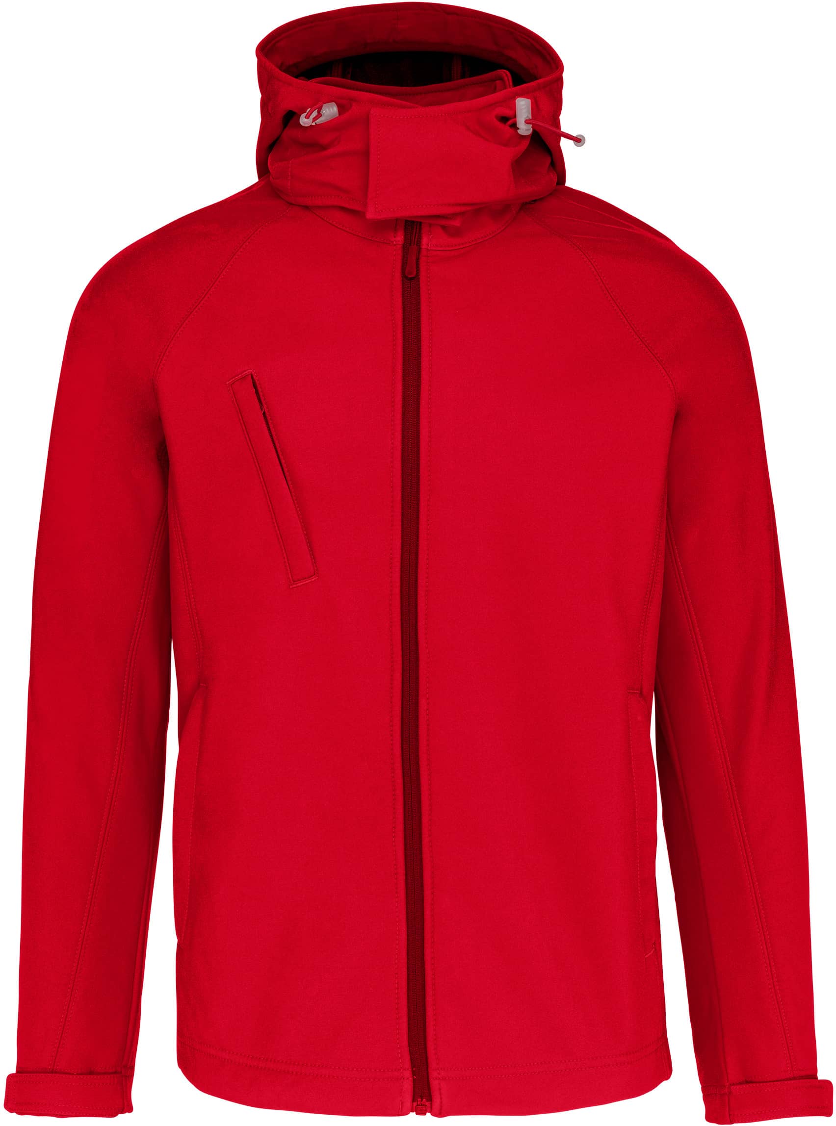 Herren Softshell-Jacke mit Abnehmbare Kapuze