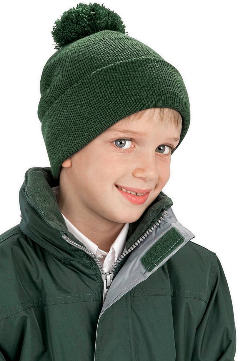 Junior Pom Pom Beanie