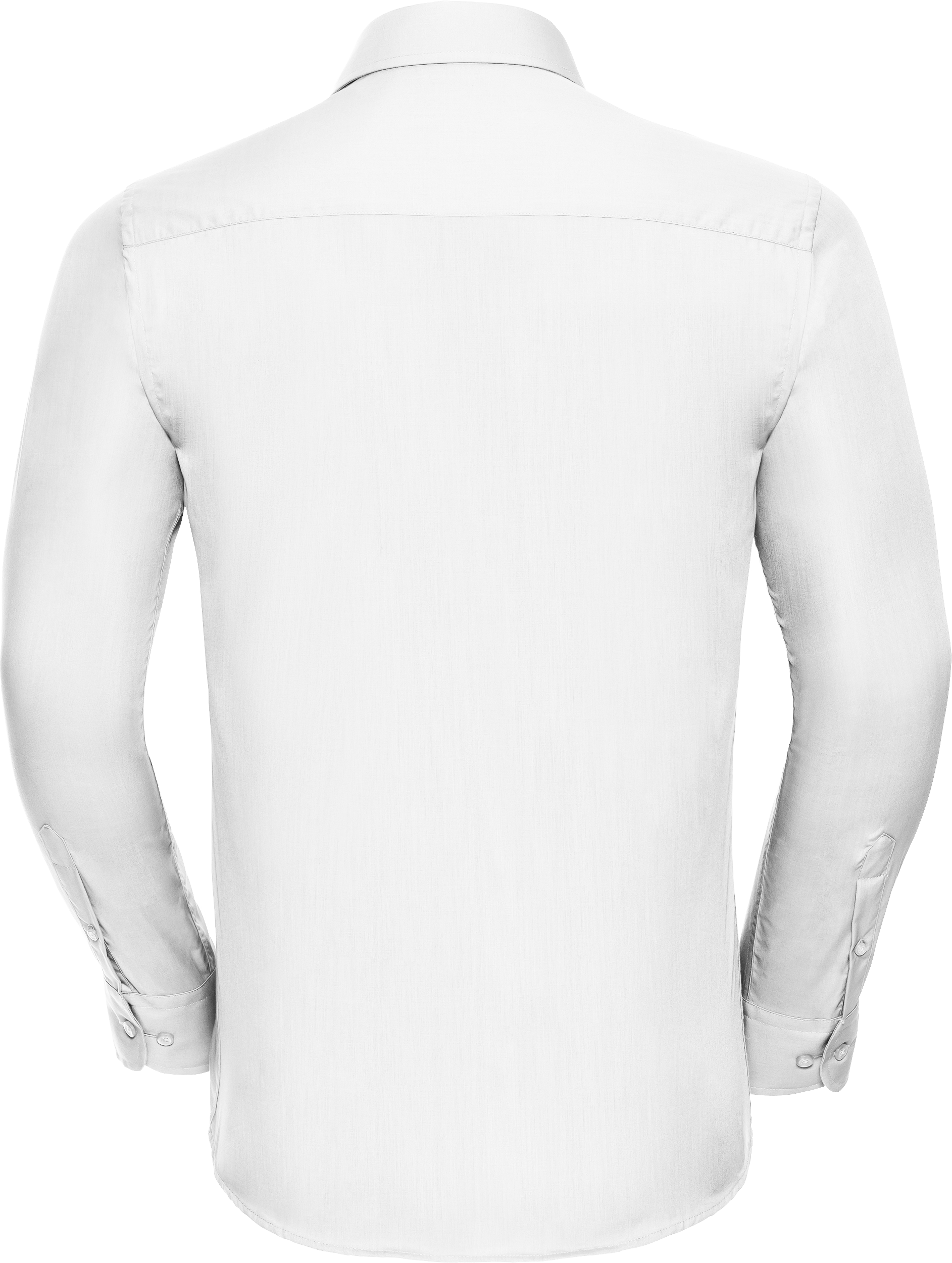 Men's Long Sleeve Tailored Polycotton Poplin Shirt
