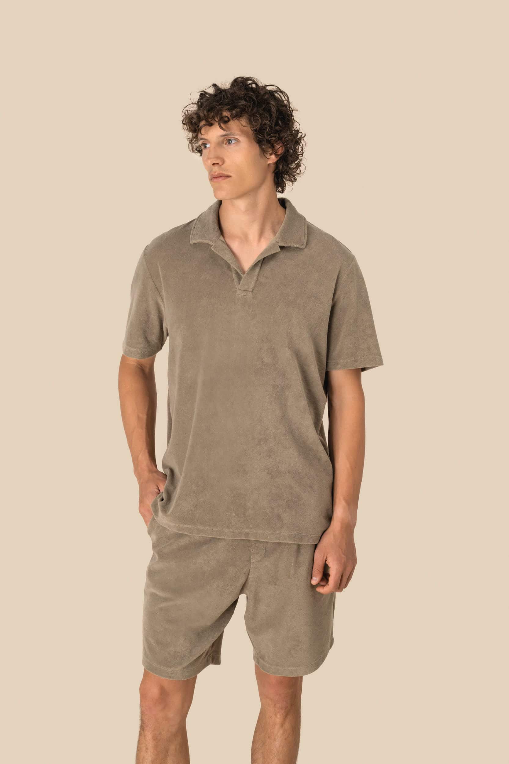 Umweltfreundliche Herrenshorts aus Frottee