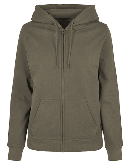 Ladies Basic Zip Hoody