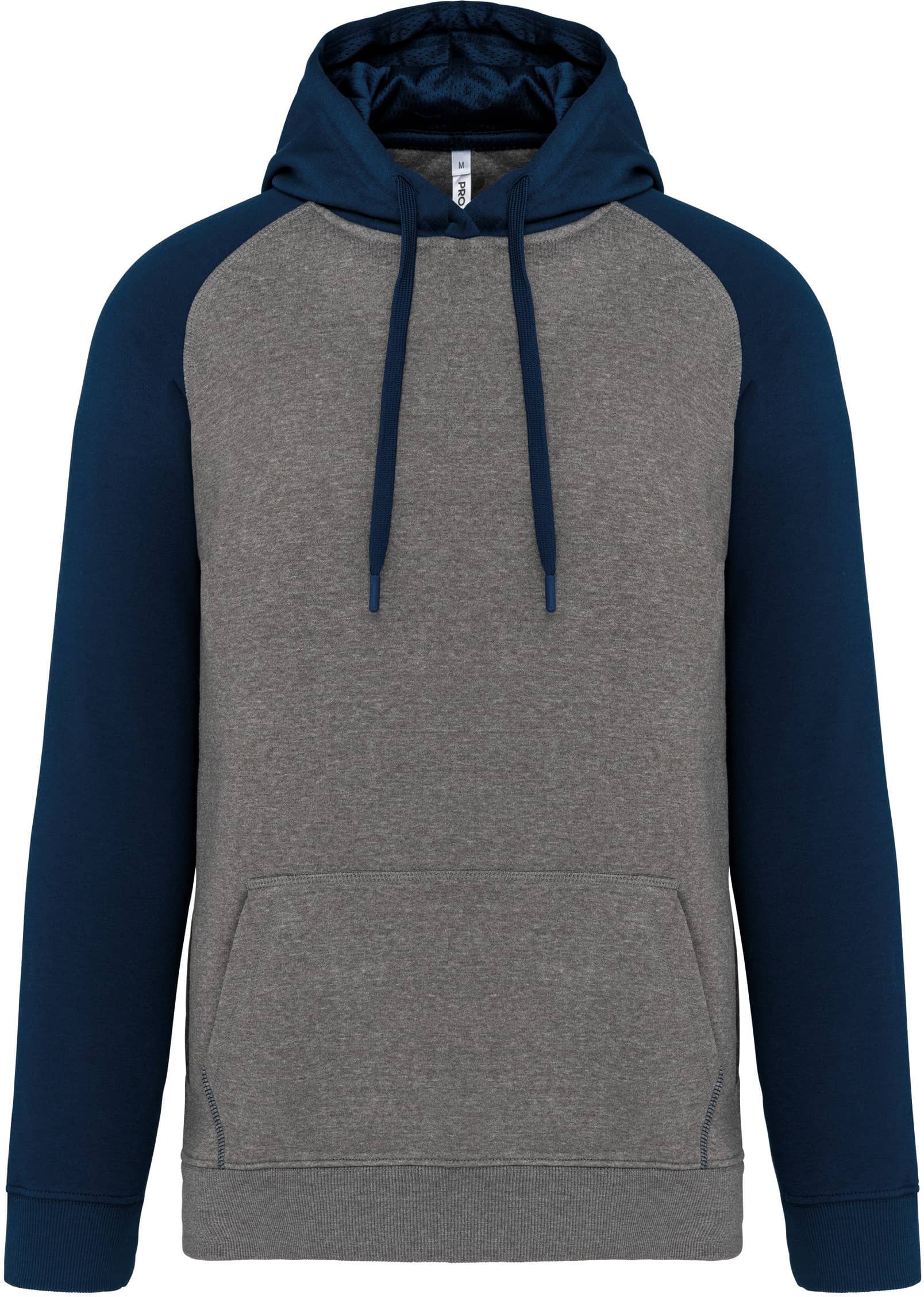 Zweifarbiges Kapuzensweatshirt für Erwachsene