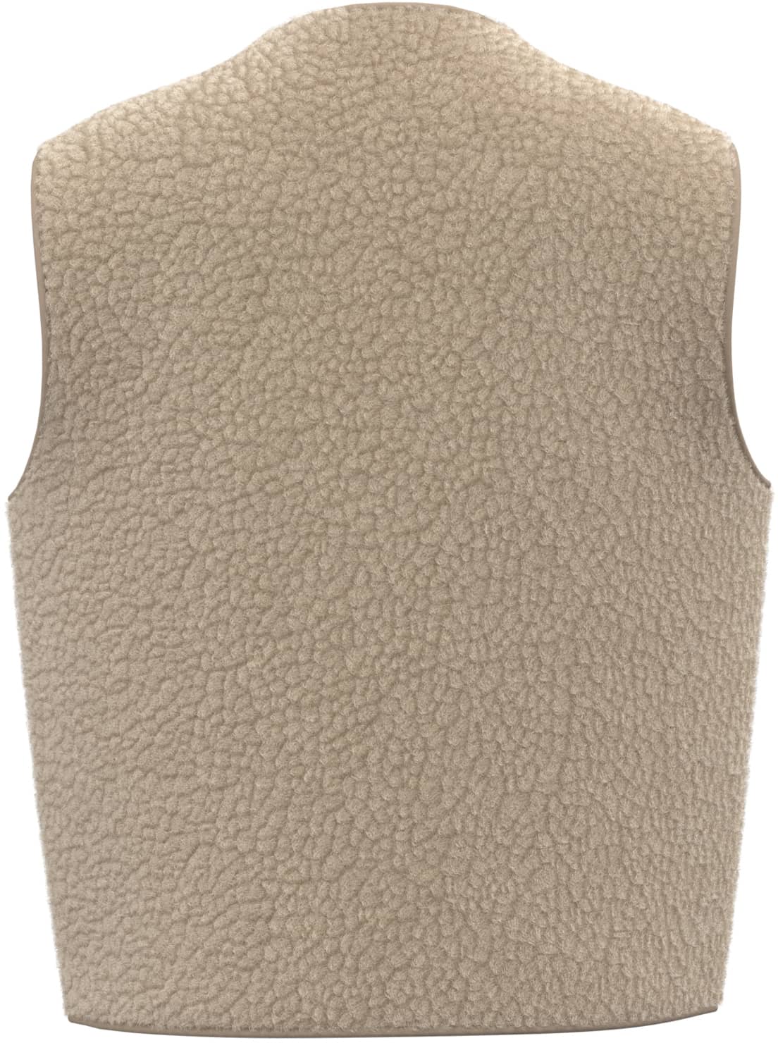 Ärmellose Sherpa-Jacke für Damen
