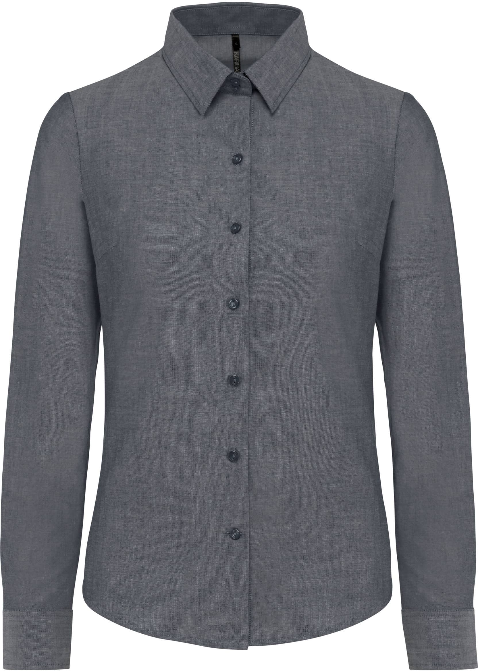 Damen Oxfordbluse Langarm
