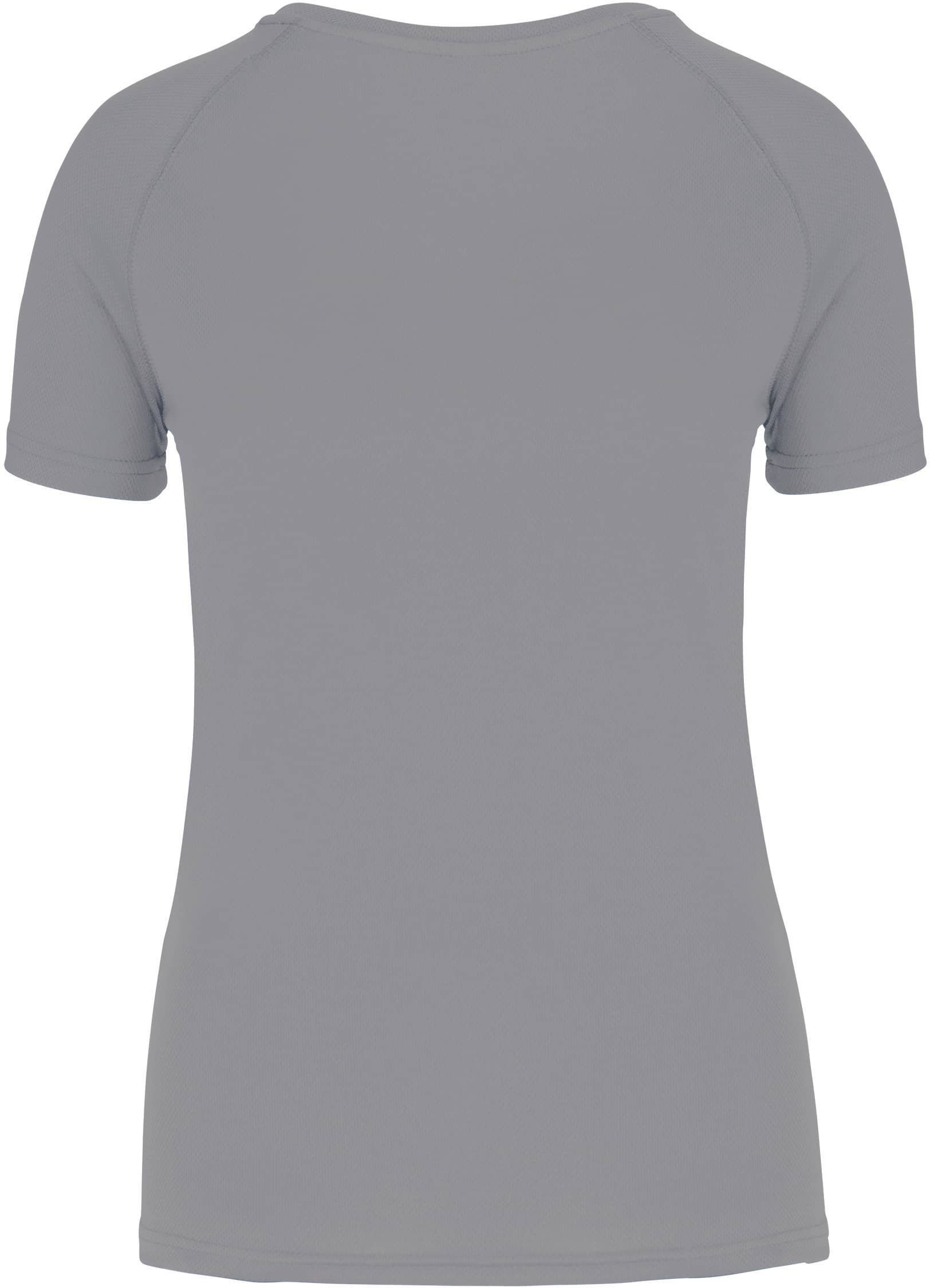 Damen-Sportshirt aus Recyclingmaterial mit Rundhalsausschnitt