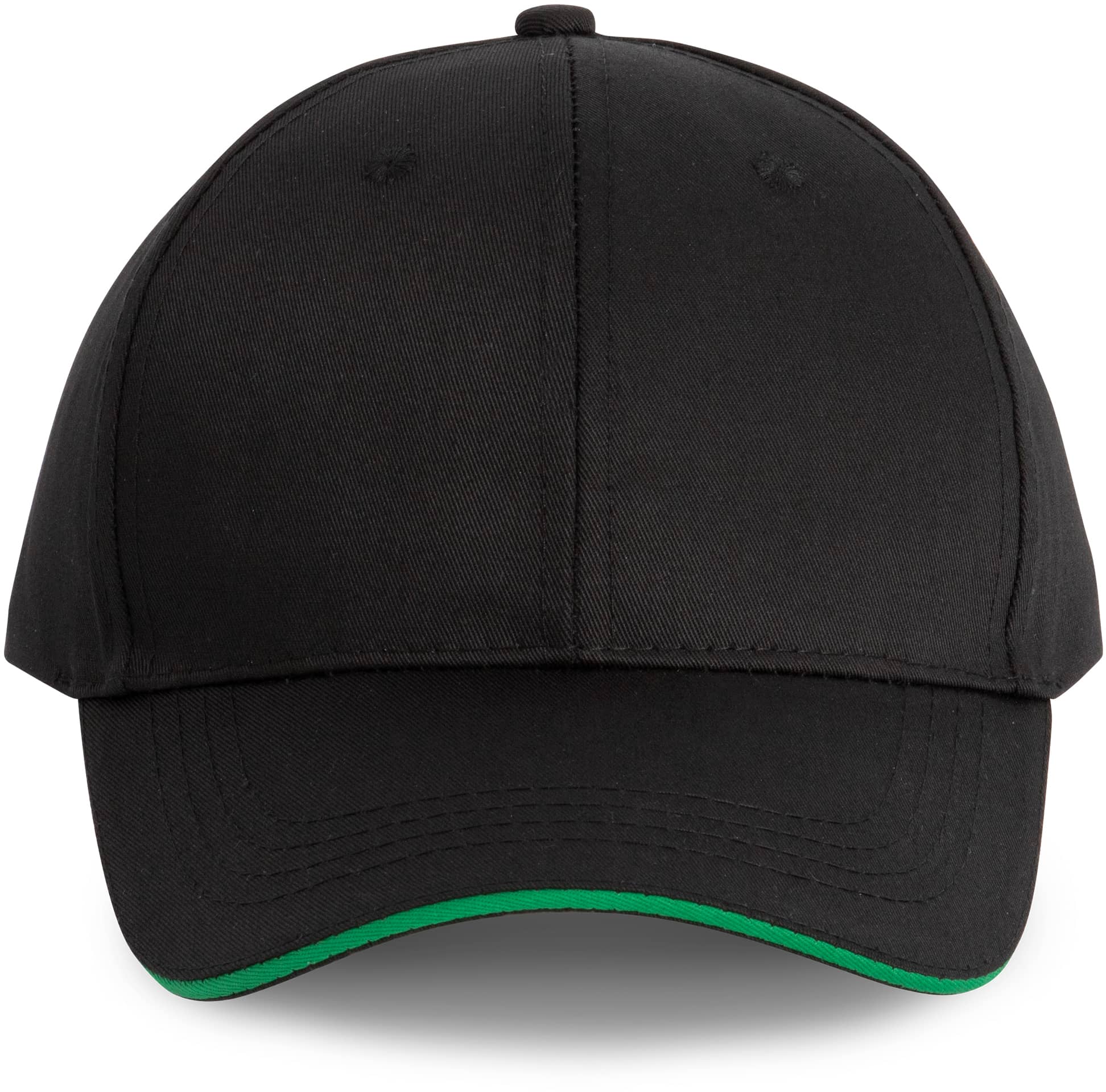 6-Panel-Cap mit Kontrast-Sandwichschirm OEKO-TEX® STANDARD 100
