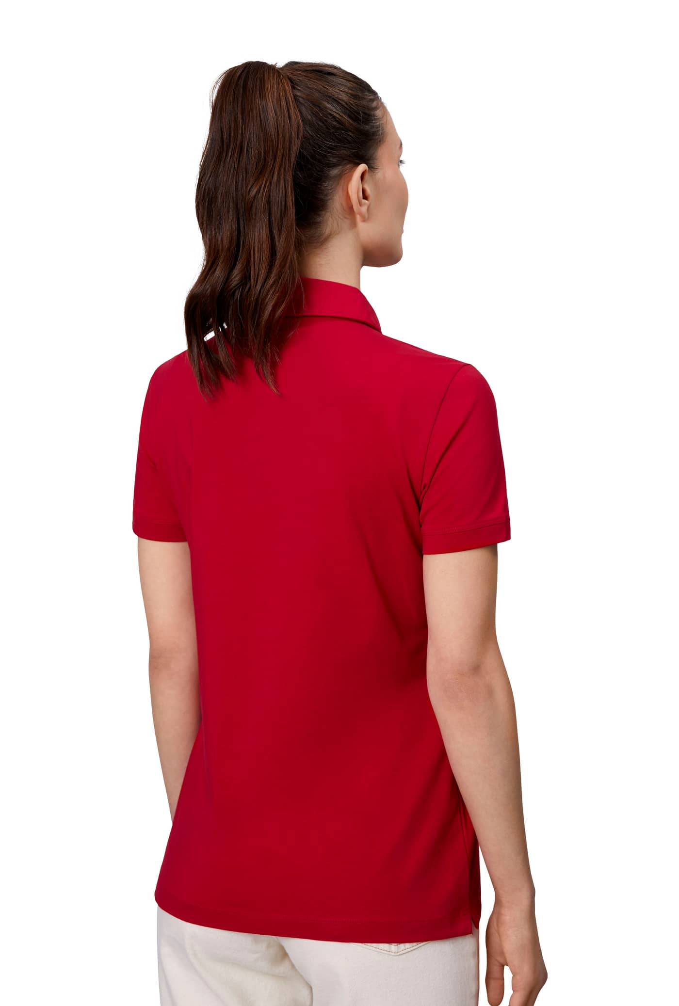 Business Poloshirt mit Jersey für Damen