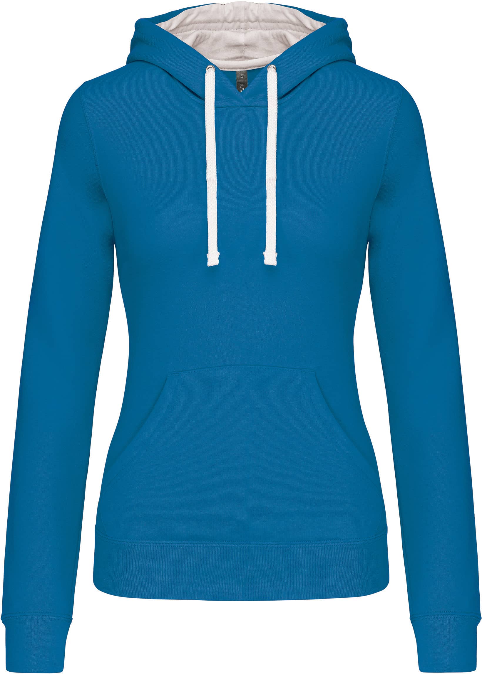 Damen-Kapuzensweatshirt bicolor