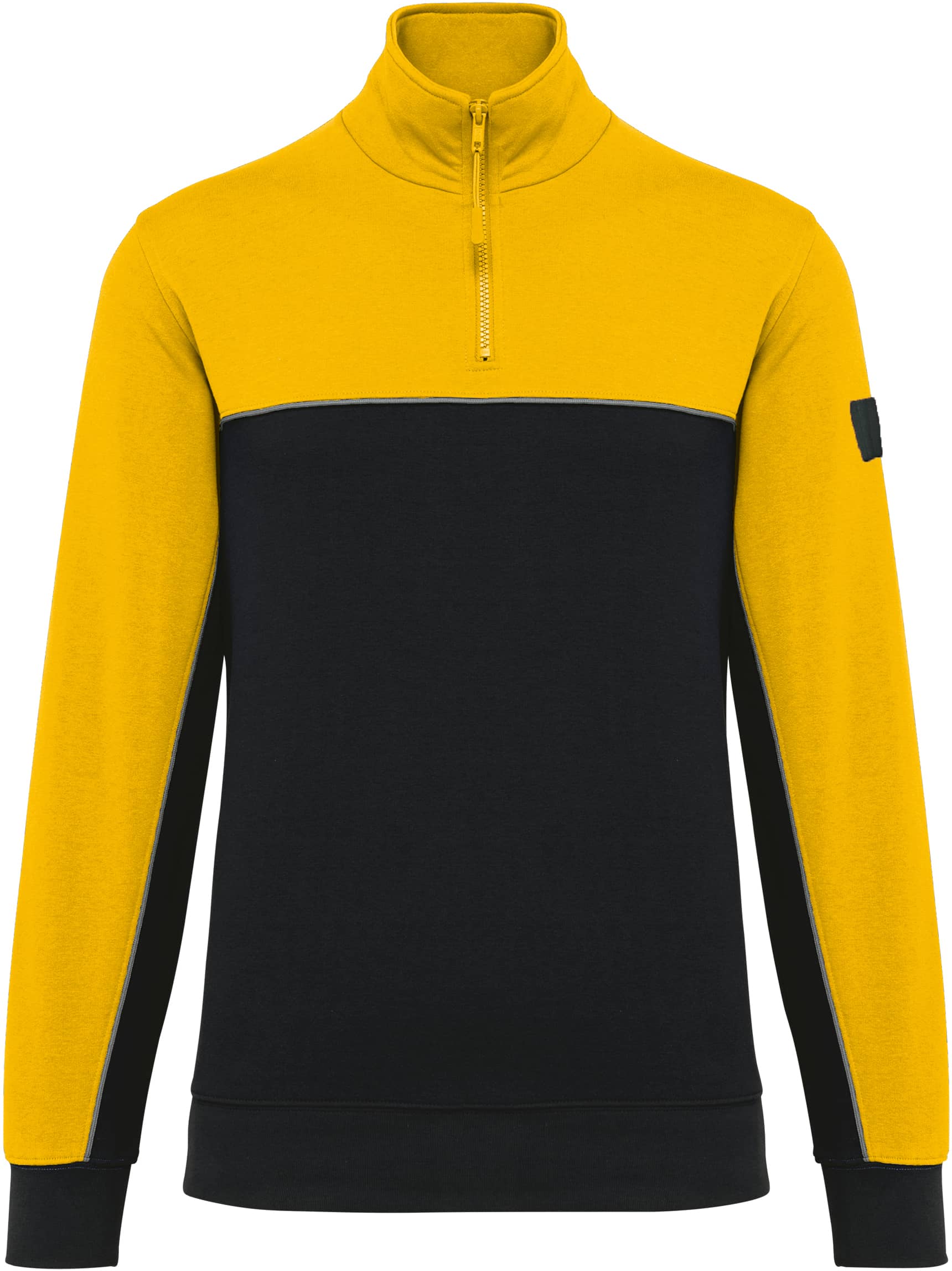 Umweltfreundliches Unisex-Sweatshirt mit Reißverschlusskragen